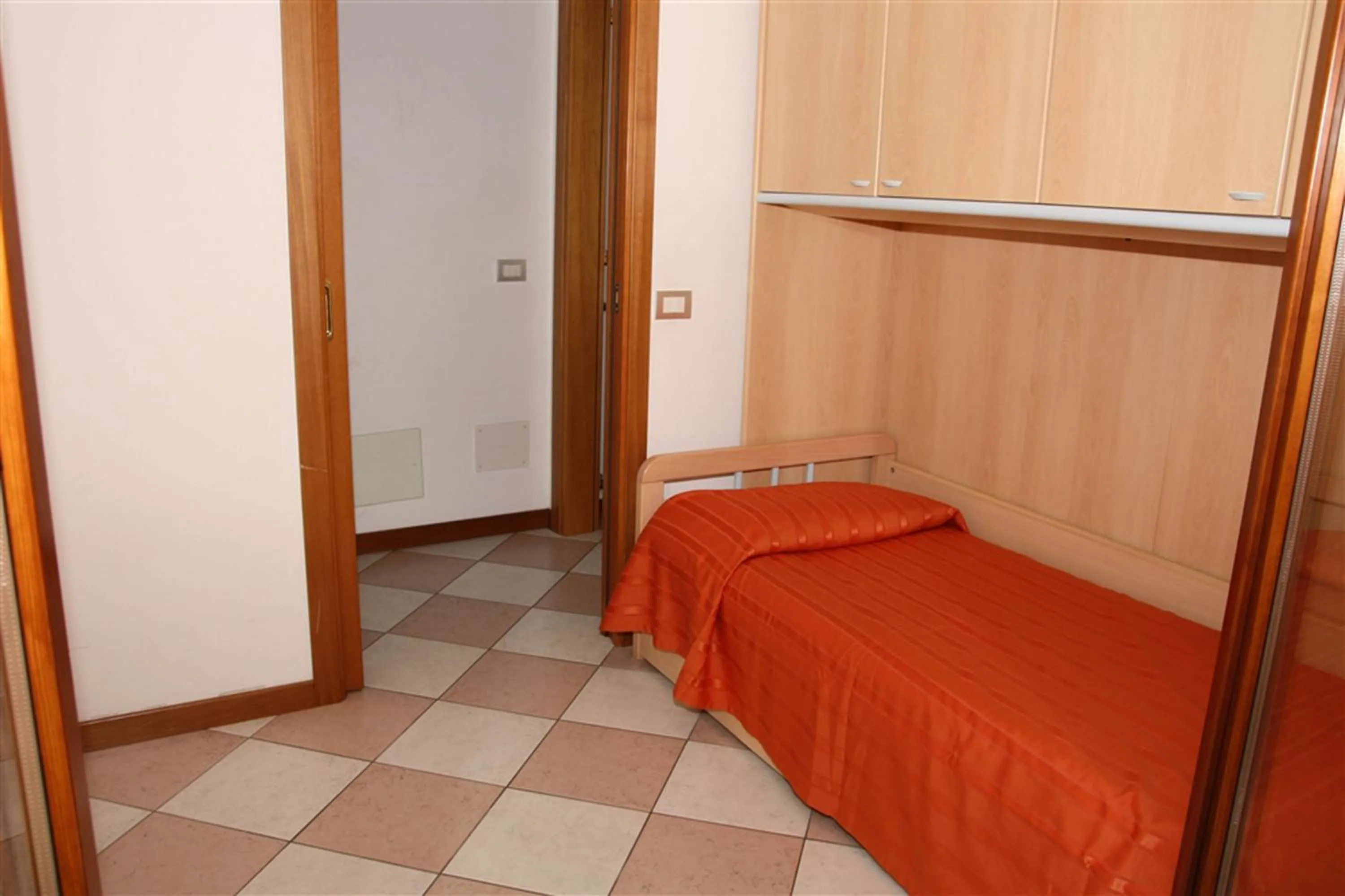 Bedroom, Bed in Family Apartments Residence Trieste