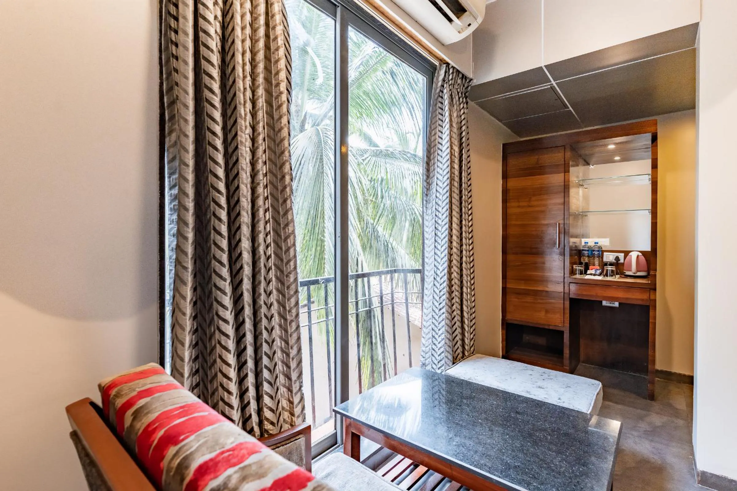 Seating area in Zense Candolim