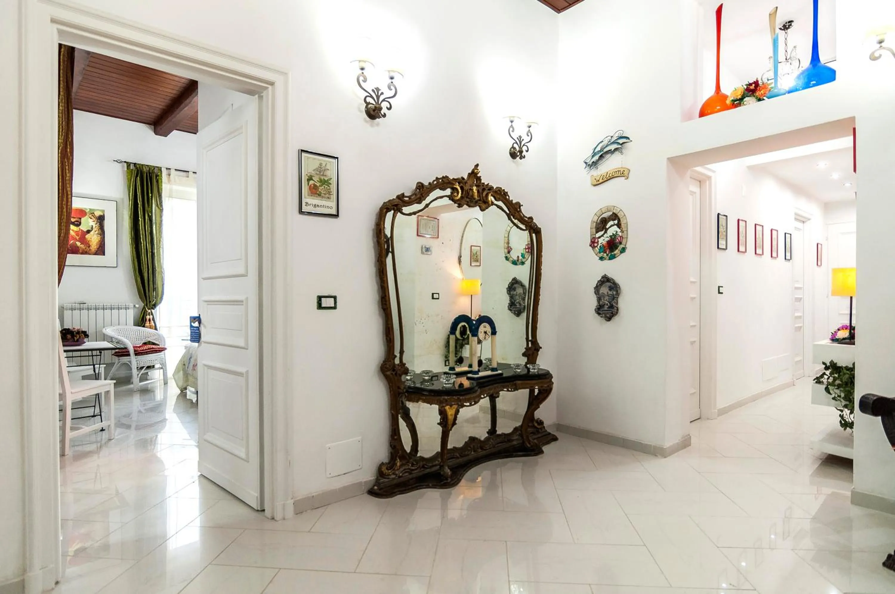 Lobby or reception in Il Veliero B&B