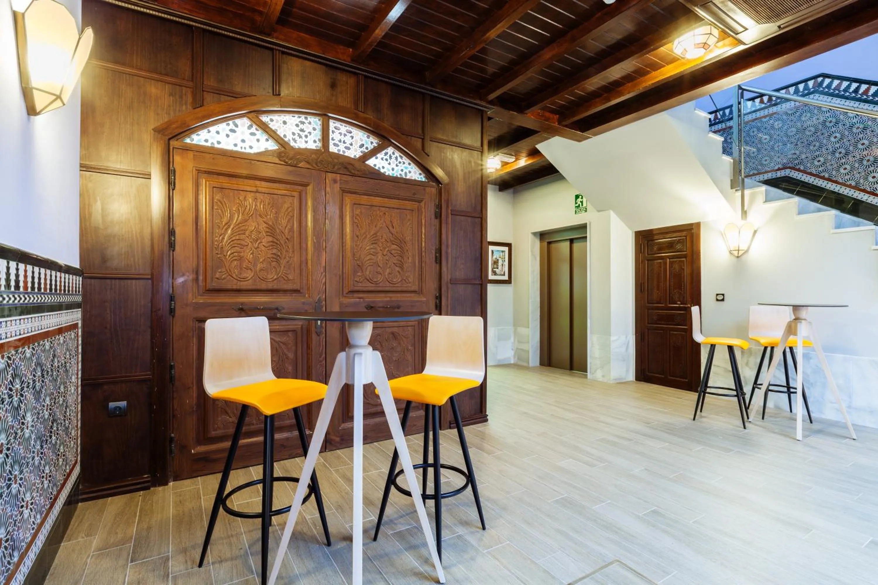 Lobby or reception in Hostal Arriola