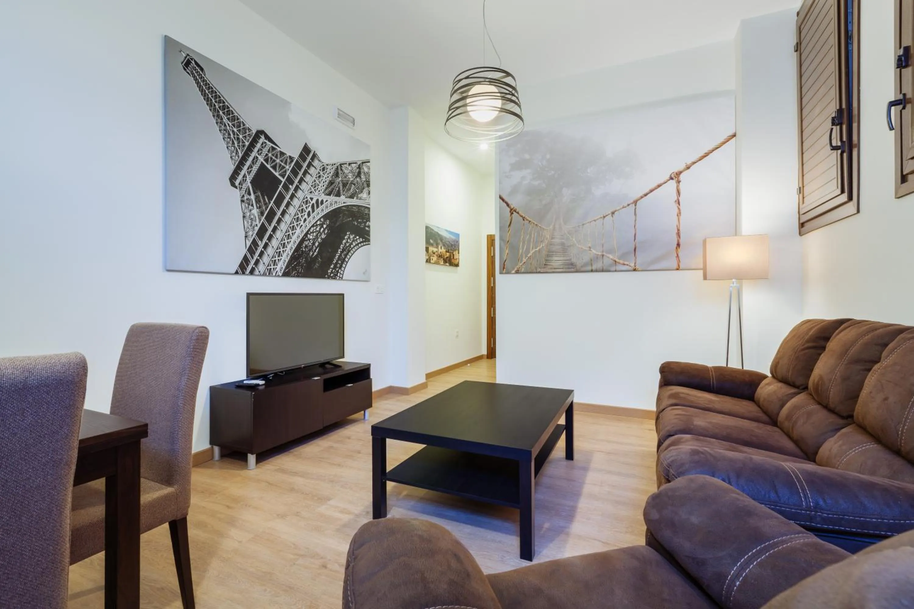 Living room in Hostal Arriola