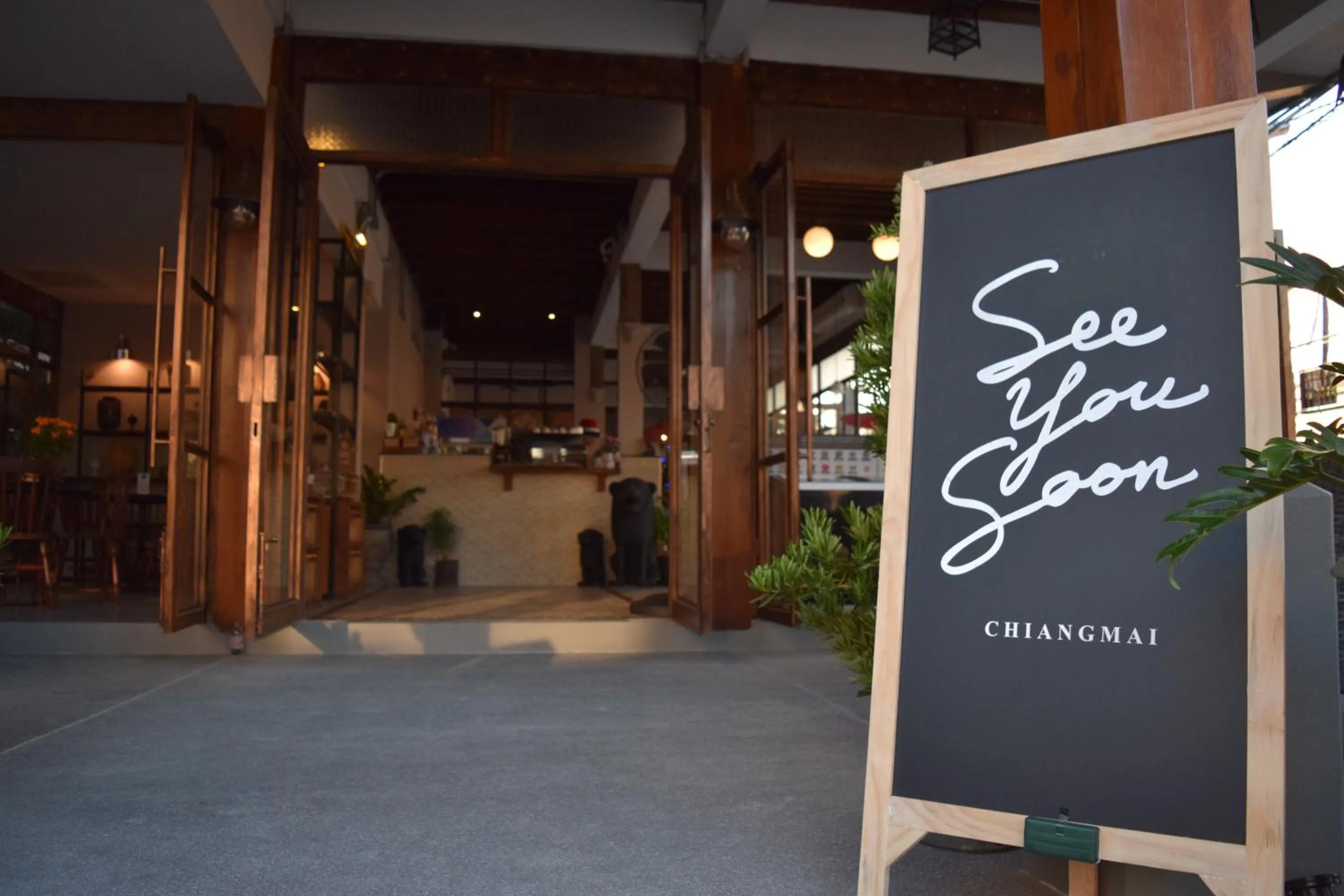 Facade/entrance in See You Soon, Chiang Mai