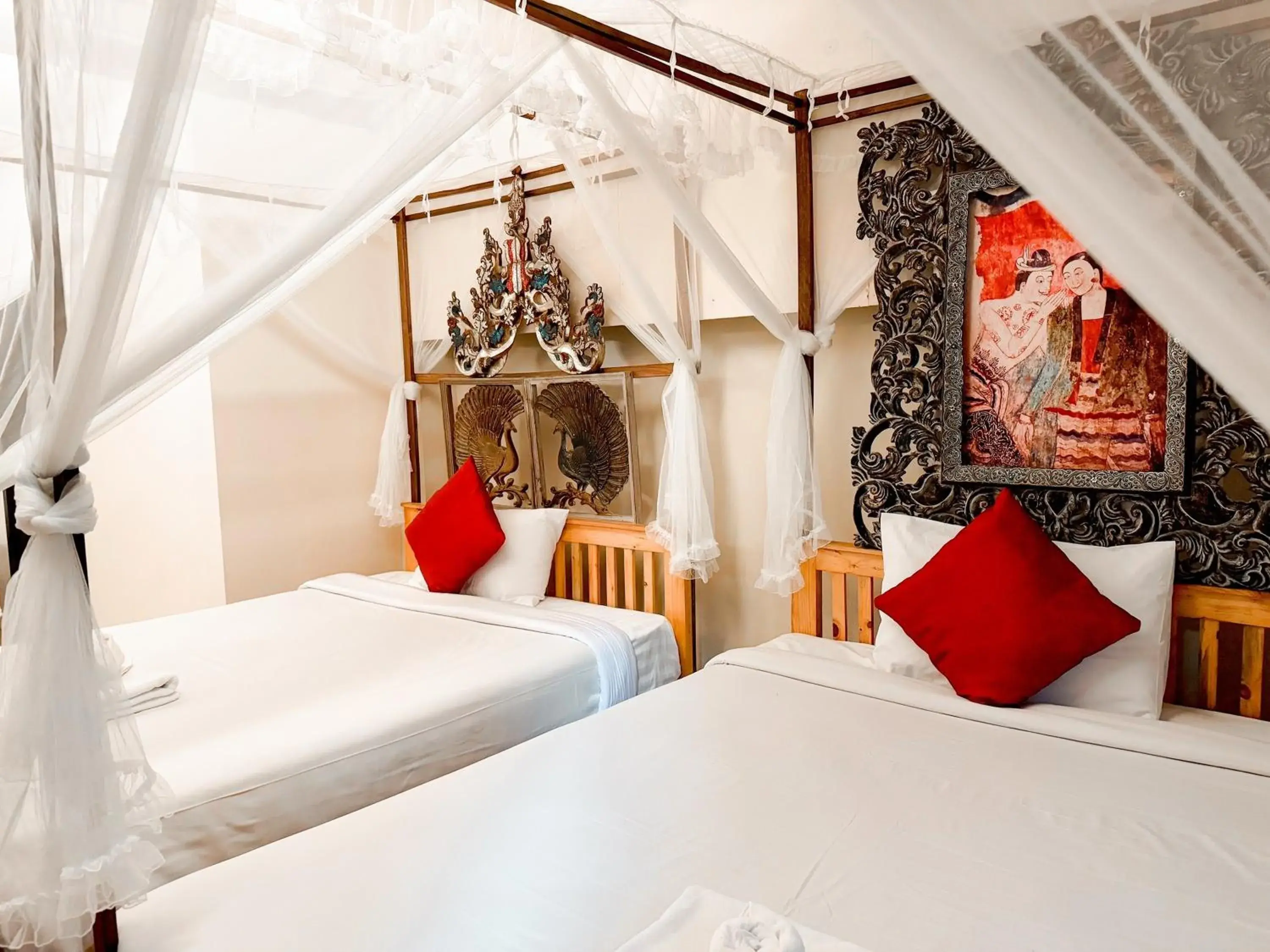 Deluxe Twin Room in Monfai Culture House Deluxe Twin Room in Monfai Culture House