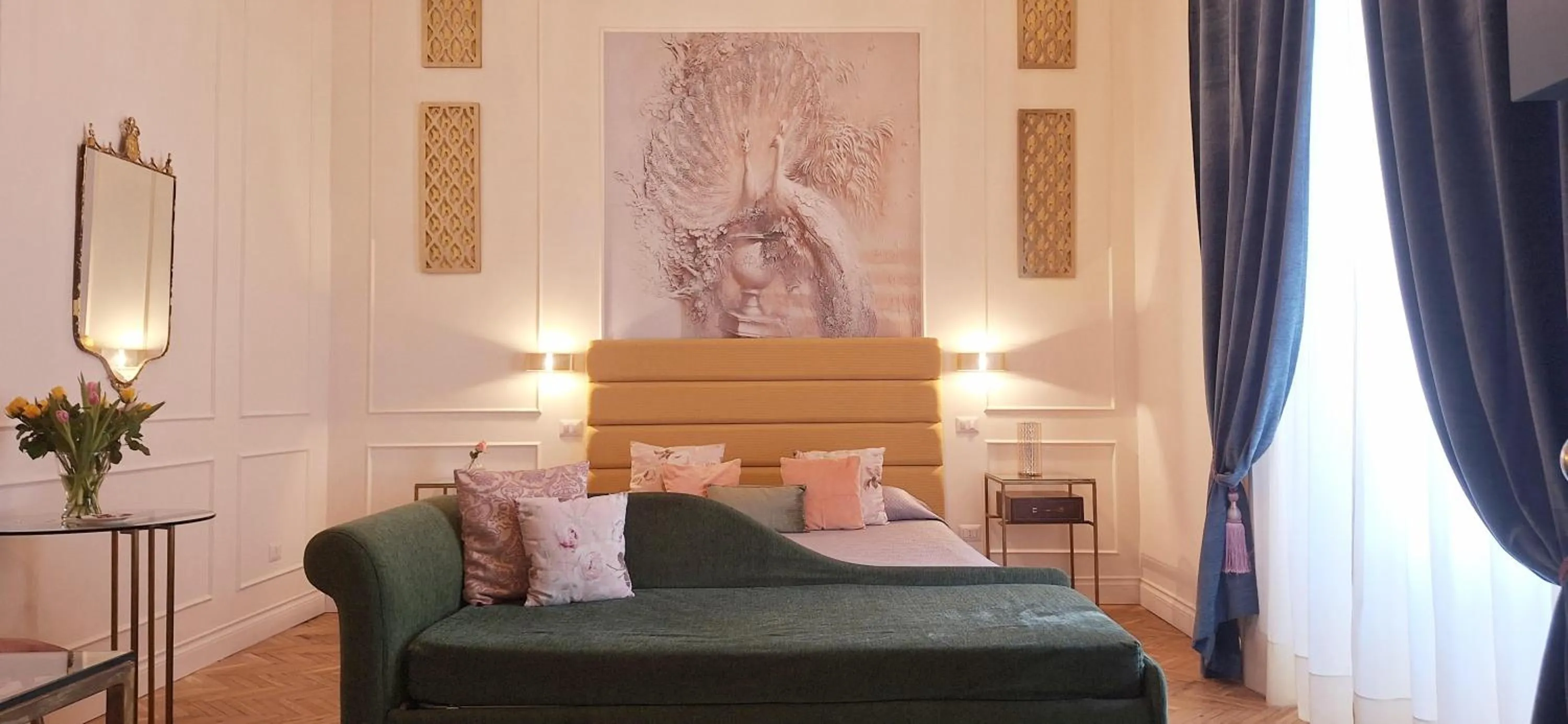 Bed in Ingrami Suites and Spa