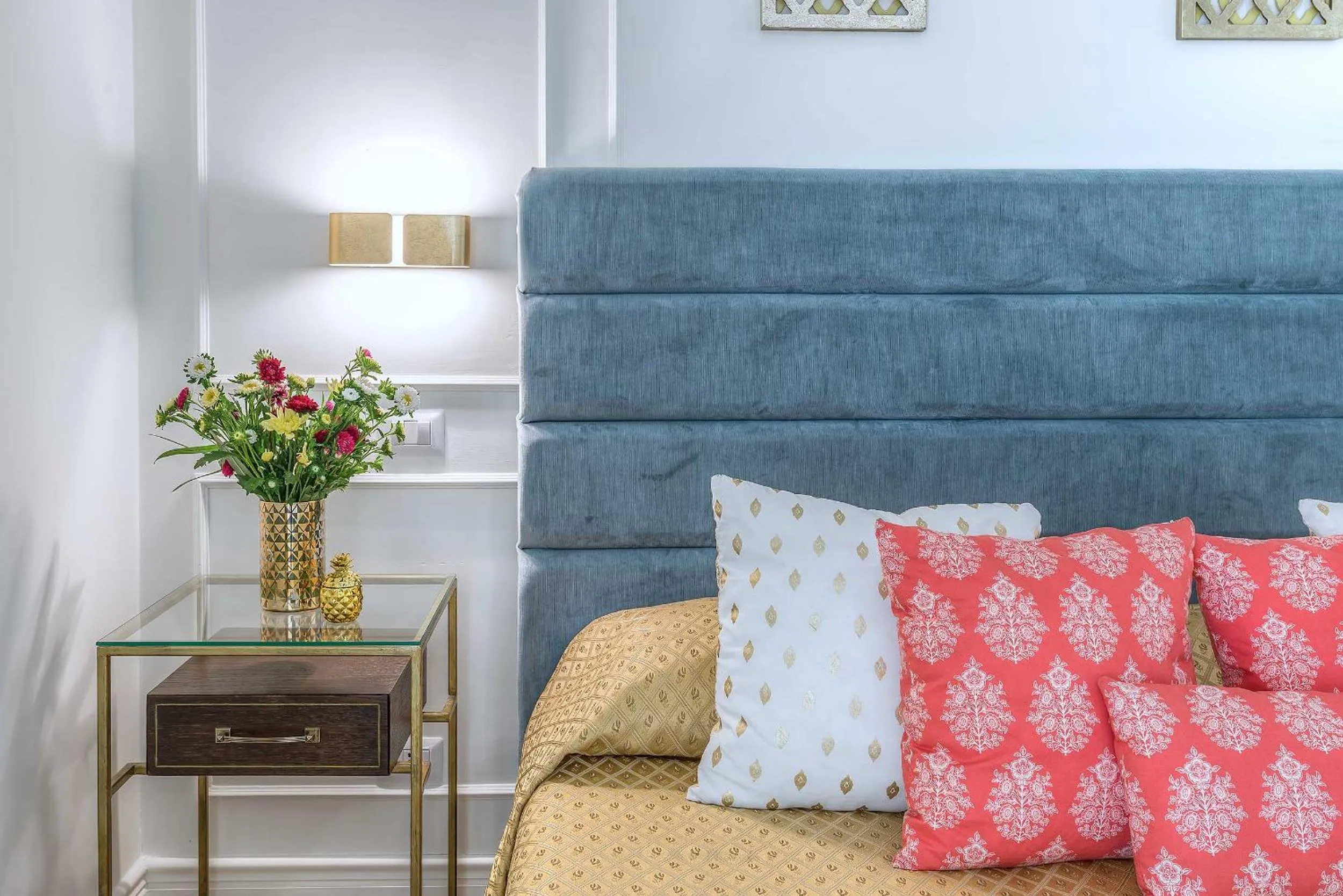 Decorative detail, Bed in Ingrami Suites and Spa