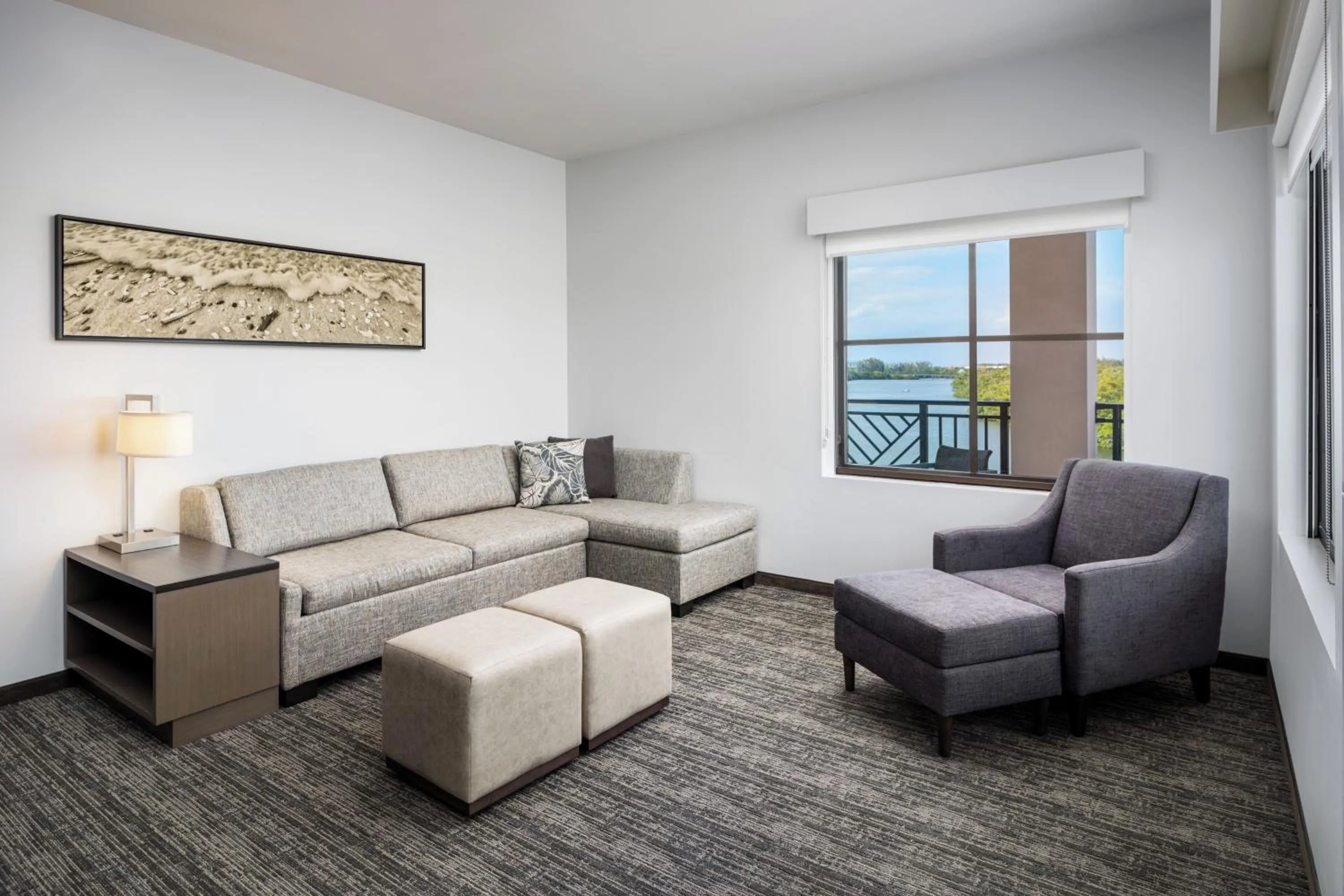Living room in Hyatt House Naples 5th Avenue