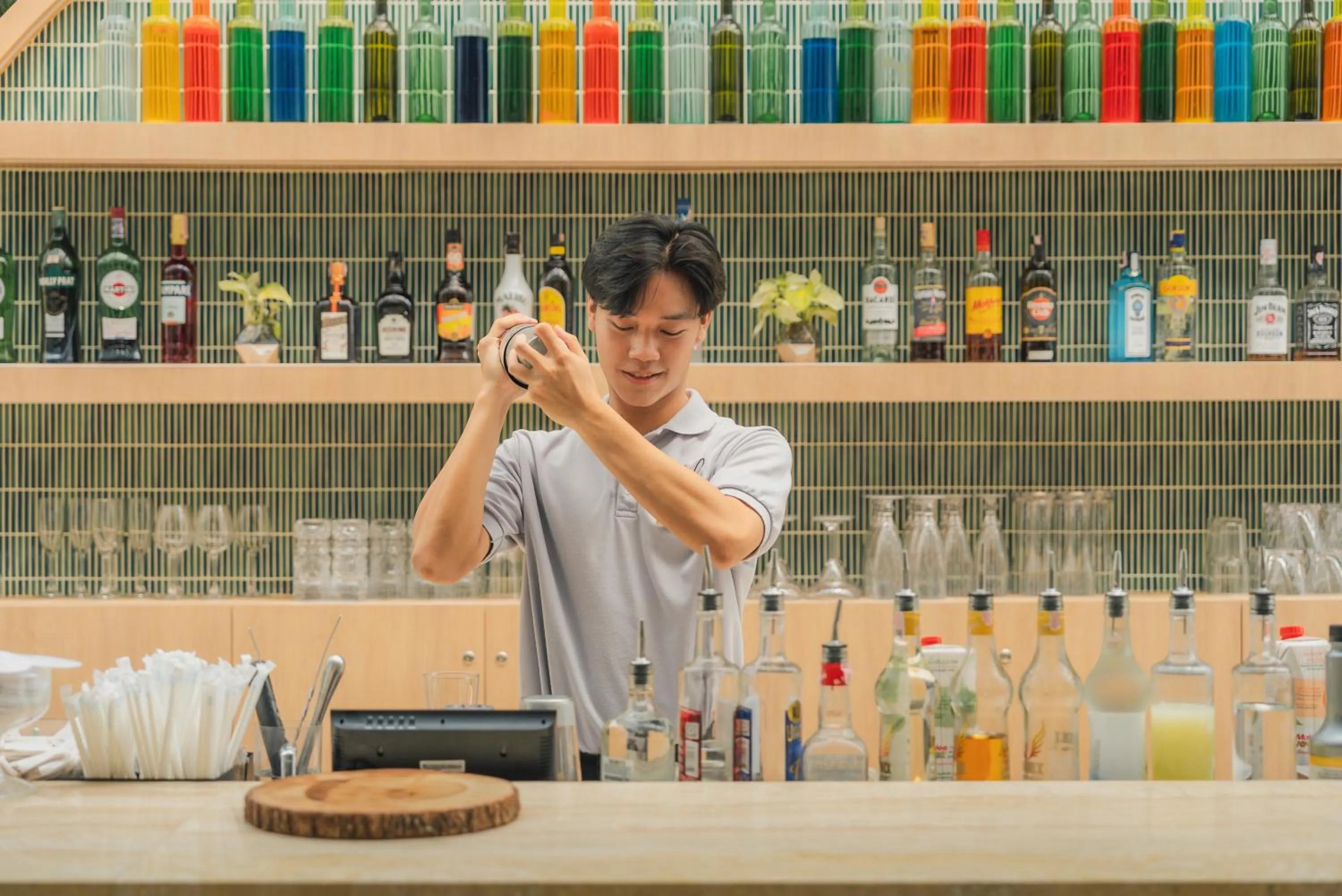 Lounge or bar in Andaman Beach Hotel Phuket - Handwritten Collection
