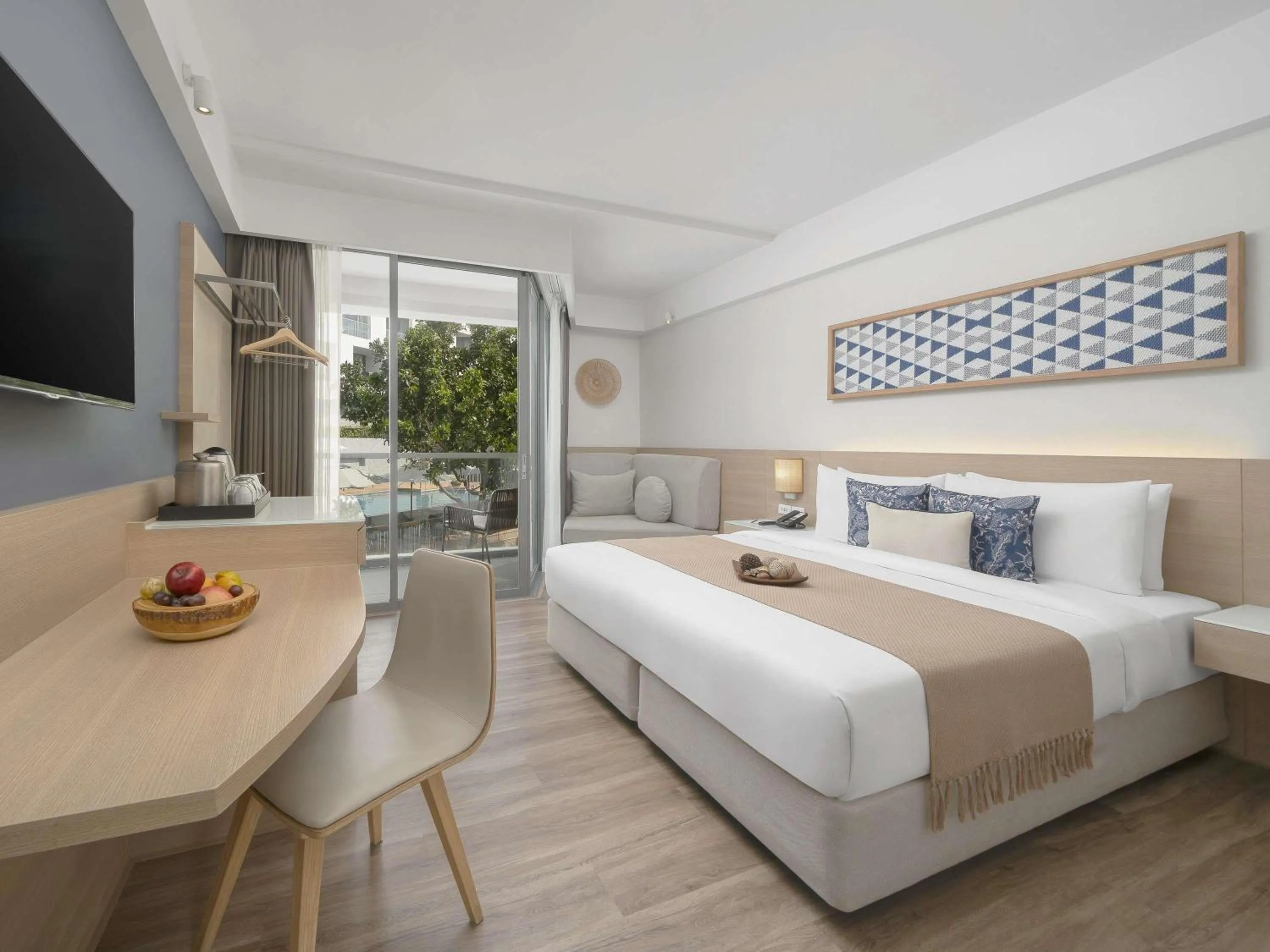 Bedroom, Bed in Andaman Beach Hotel Phuket - Handwritten Collection