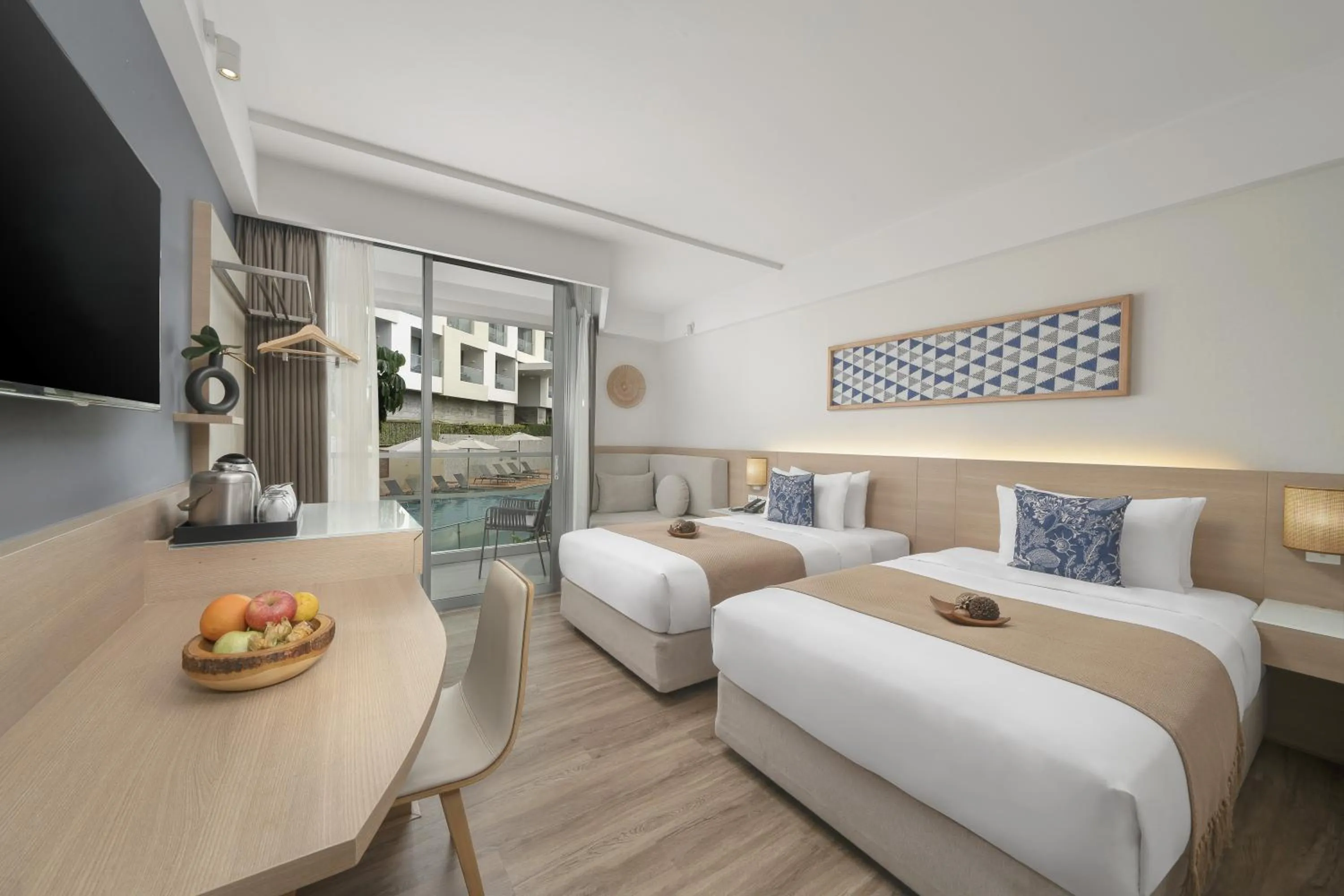 Bedroom, Bed in Andaman Beach Hotel Phuket - Handwritten Collection