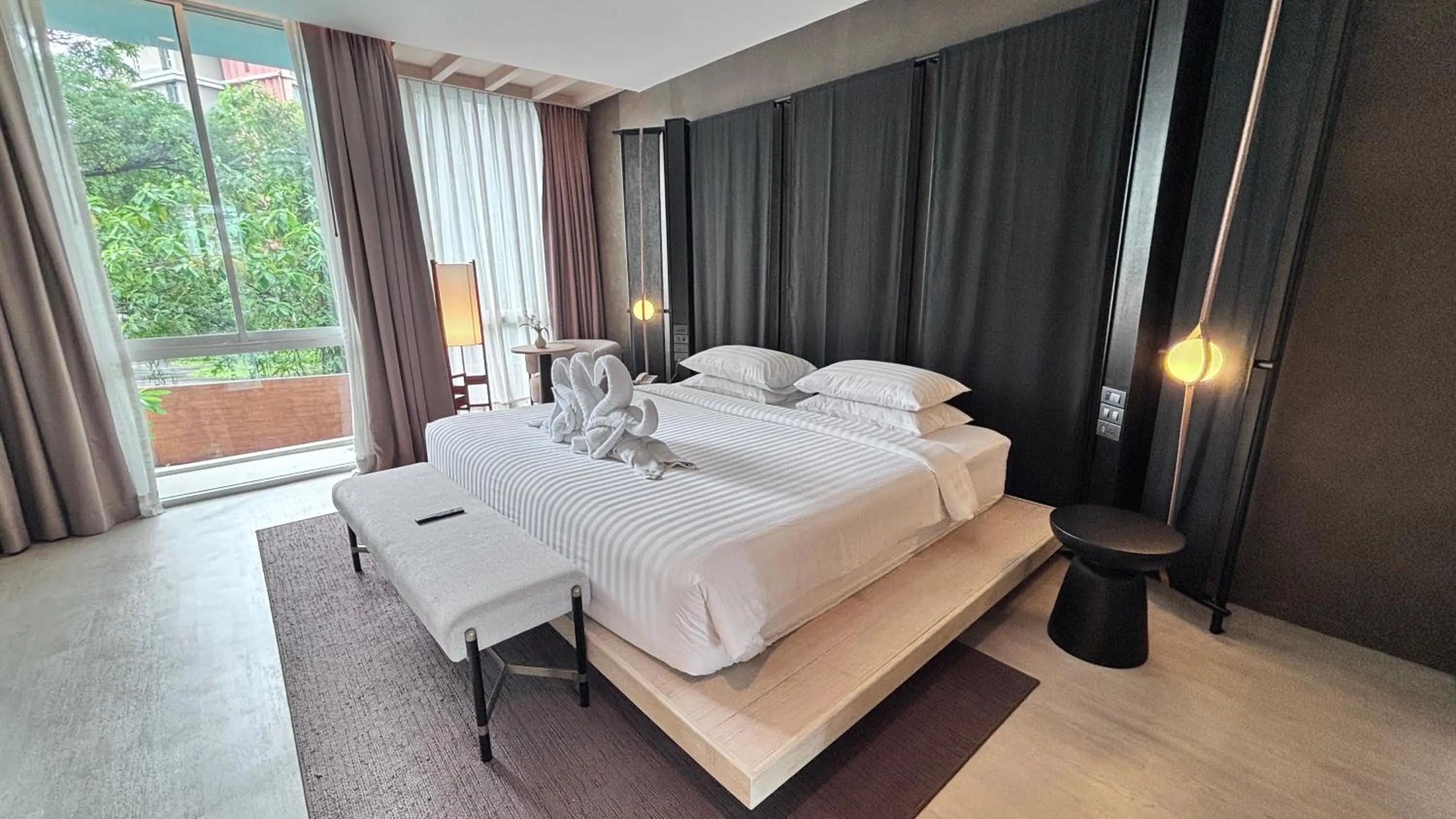 Bed in Grand Vista Hotel Chiangrai