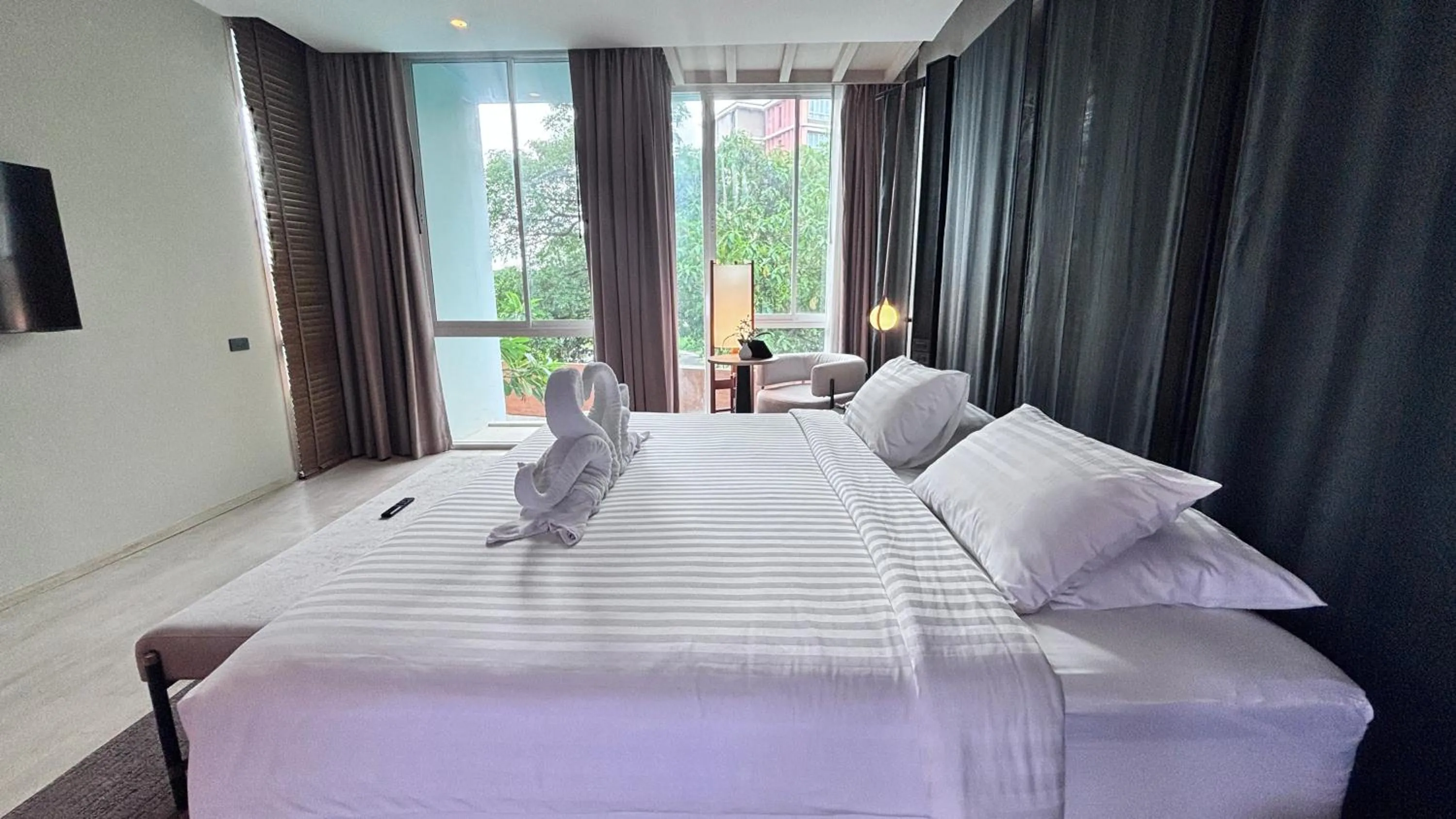 Bed in Grand Vista Hotel Chiangrai