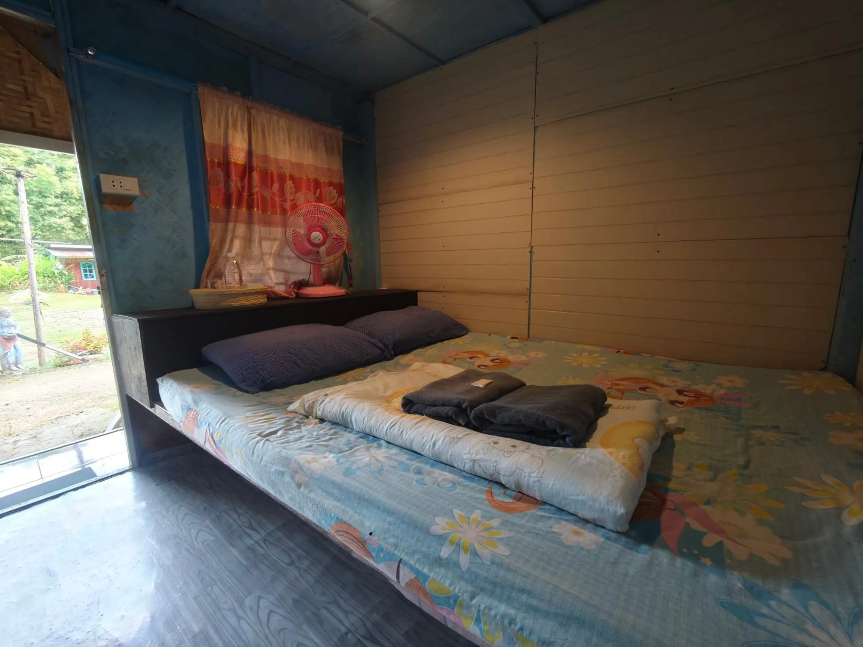 Bed in Pai Forest Resort