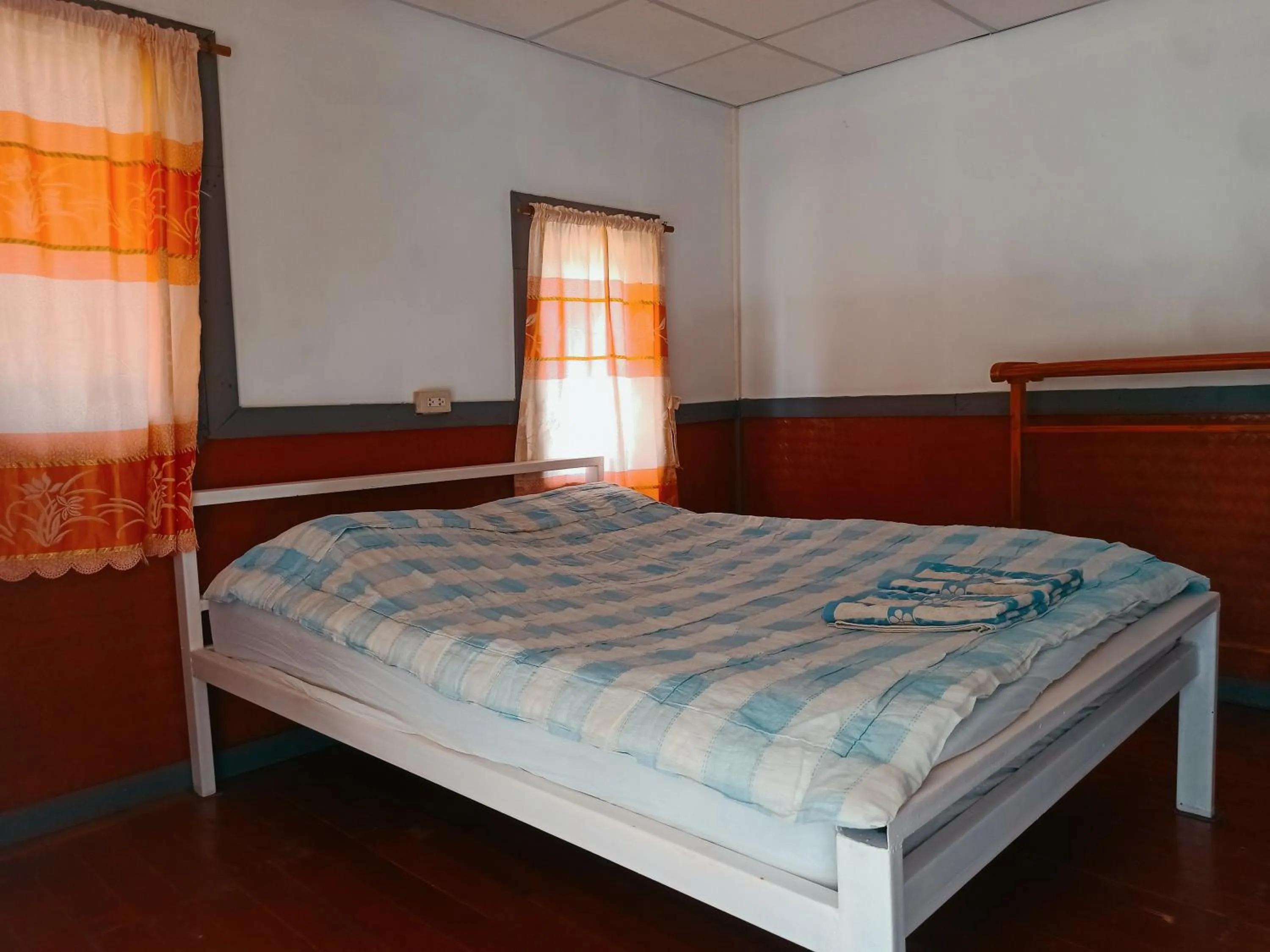 Bed in Pai Forest Resort