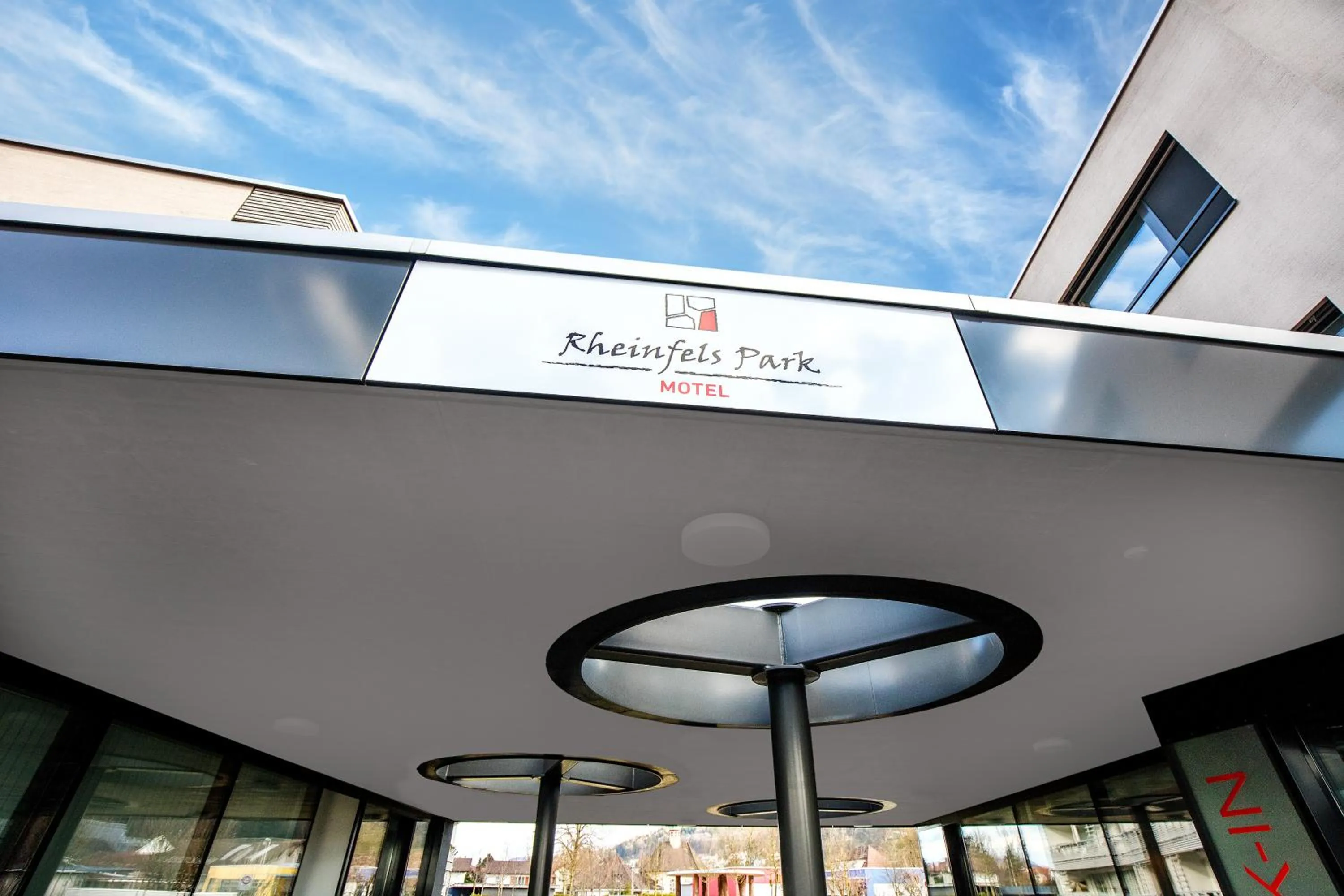Facade/entrance in Motel Rheinfels Park