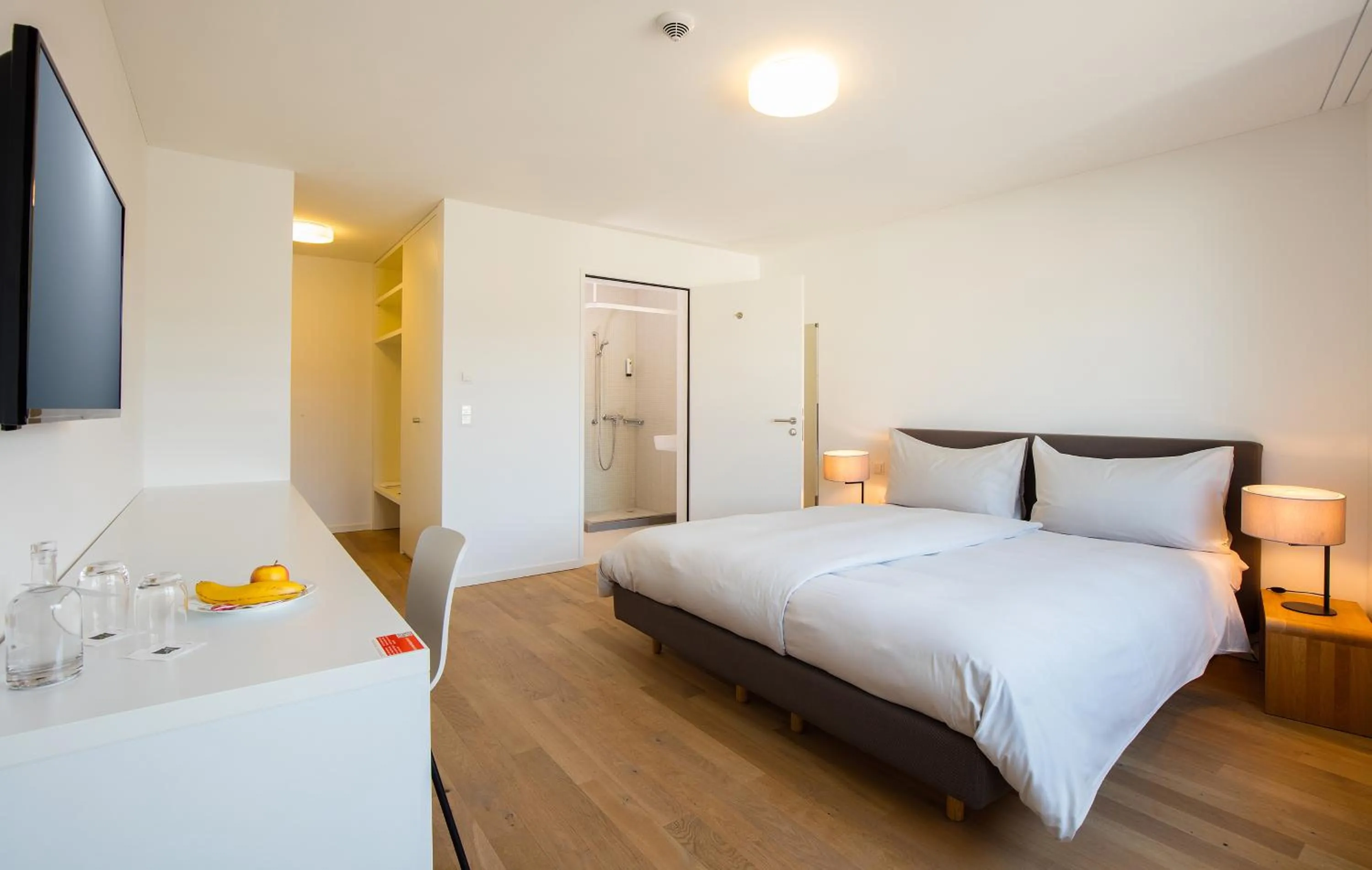 Bed in Motel Rheinfels Park