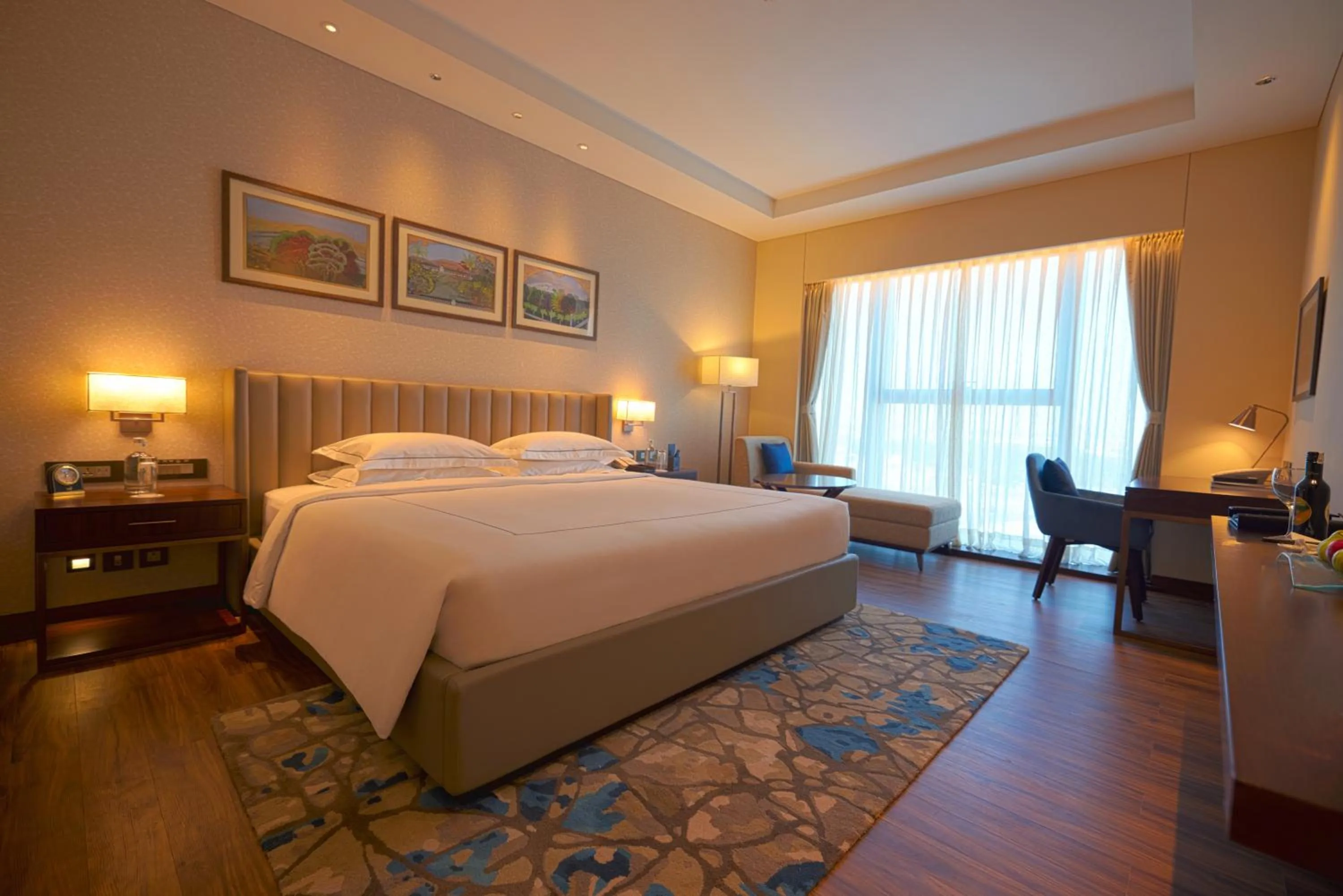 Bed in Taj Bangalore