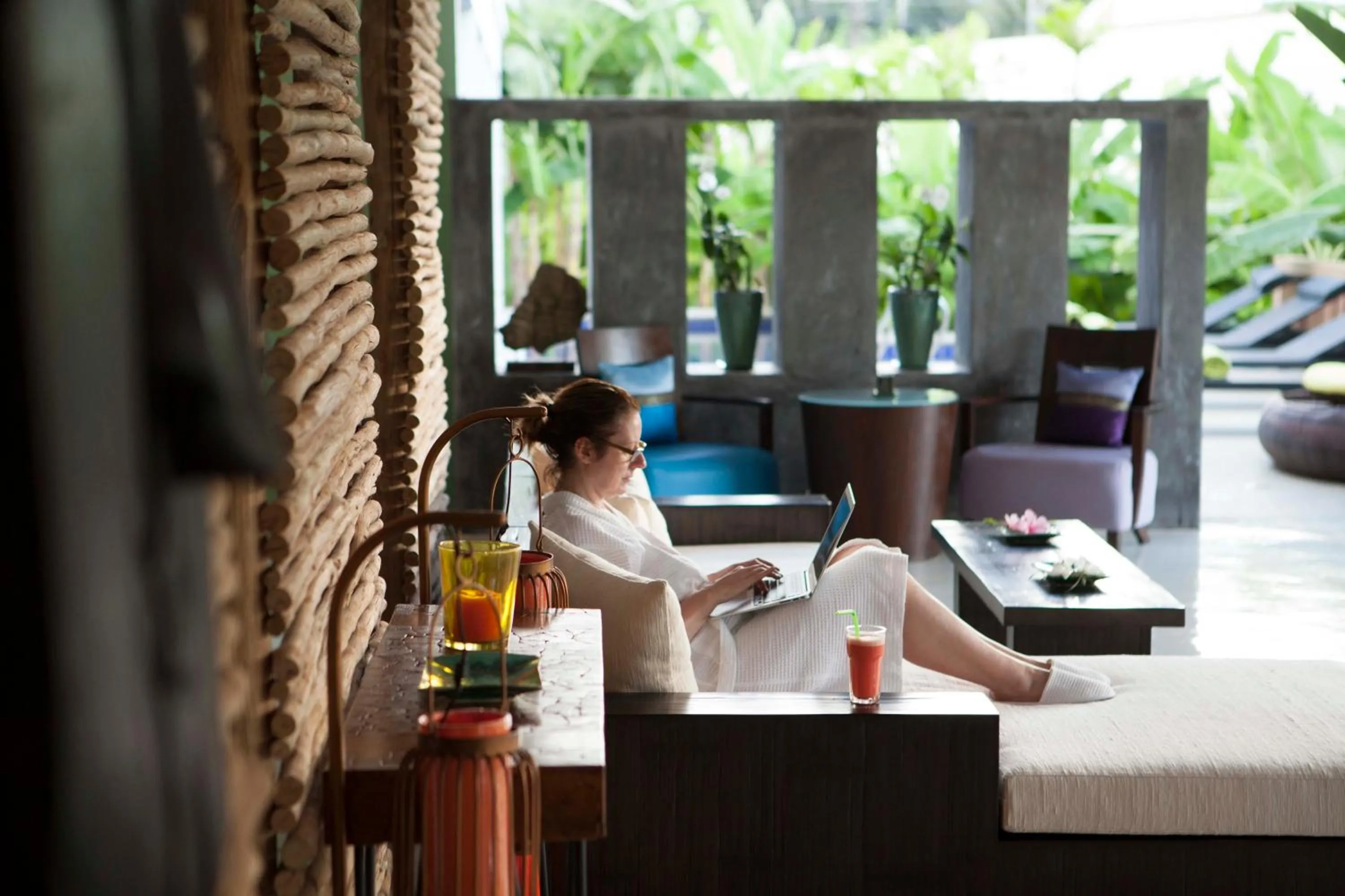 Seating area in TheLifeCo Phuket - Holistic Wellbeing Center