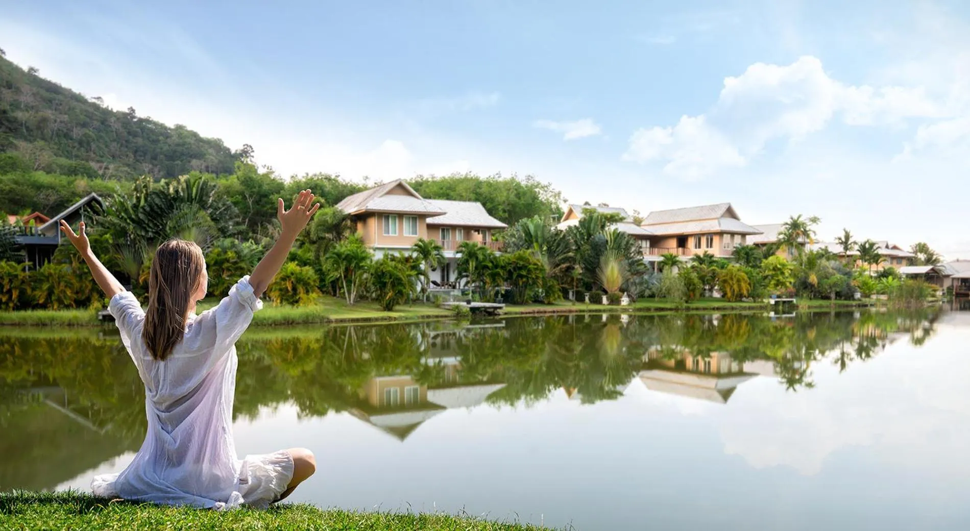 Lake view in TheLifeCo Phuket - Holistic Wellbeing Center