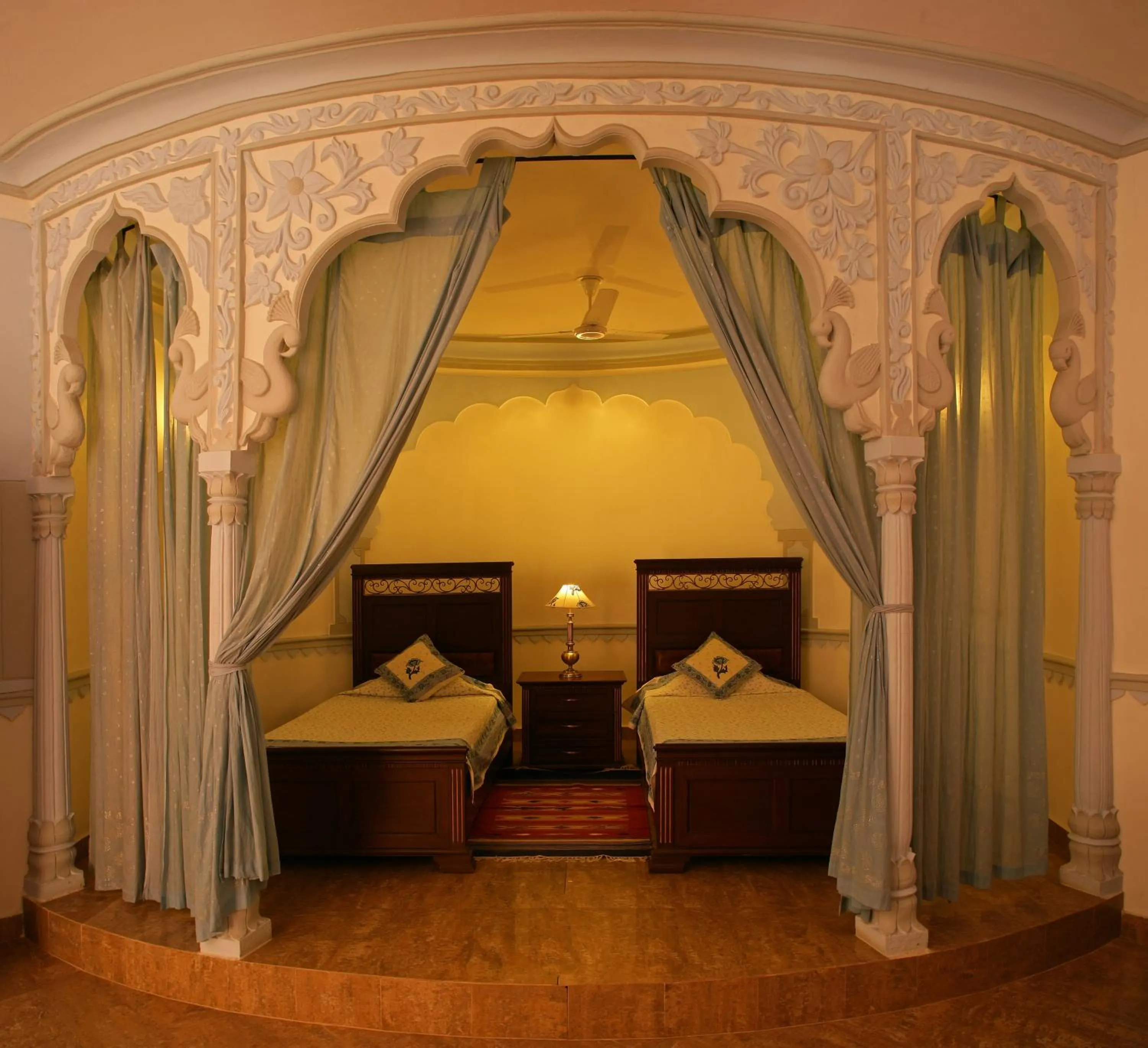 Bedroom, Bed in Welcomhotel by ITC Hotels, Fort & Dunes, Khimsar