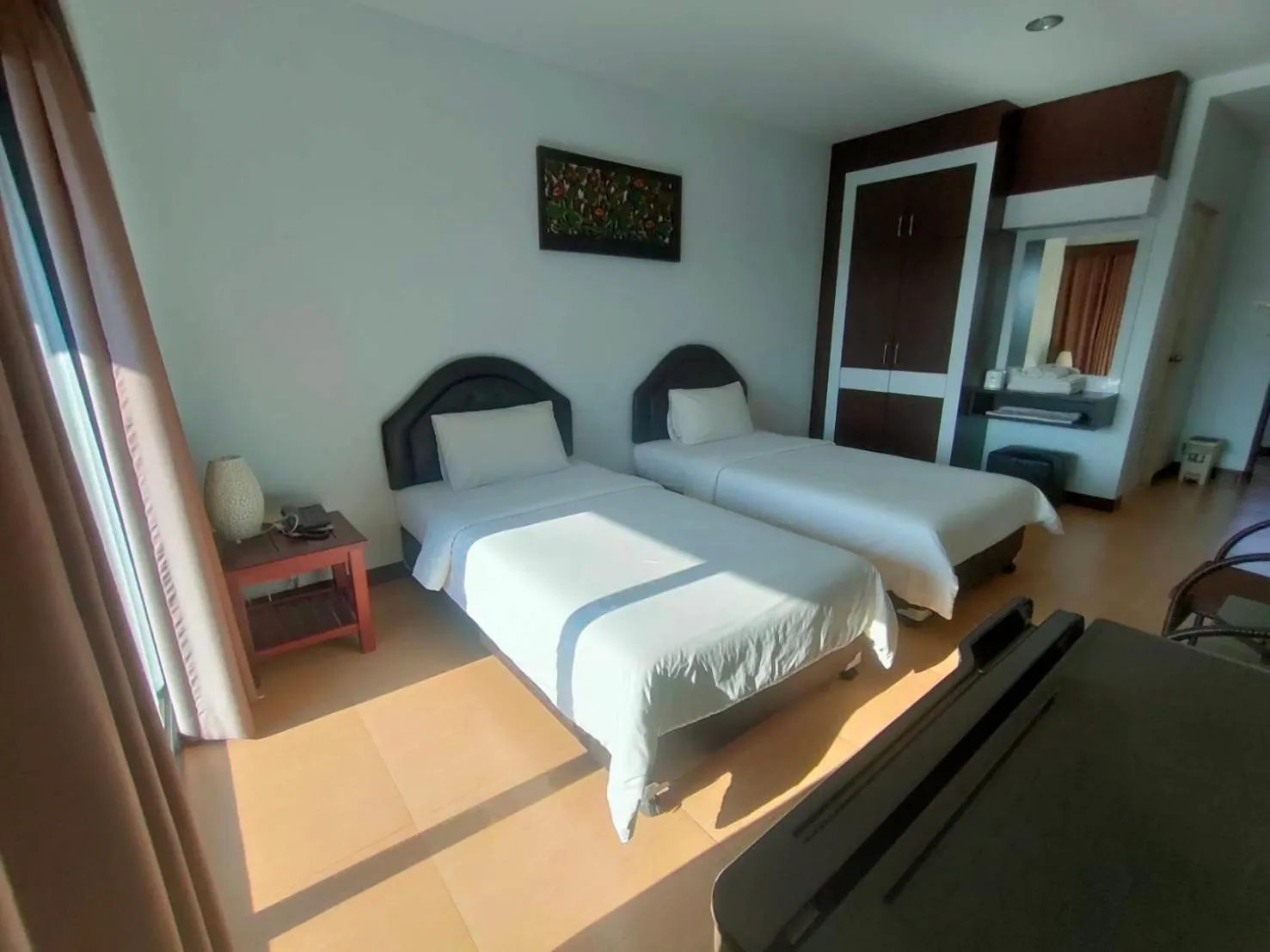 Bedroom, Bed in Evergreen Resort Chanthaburi