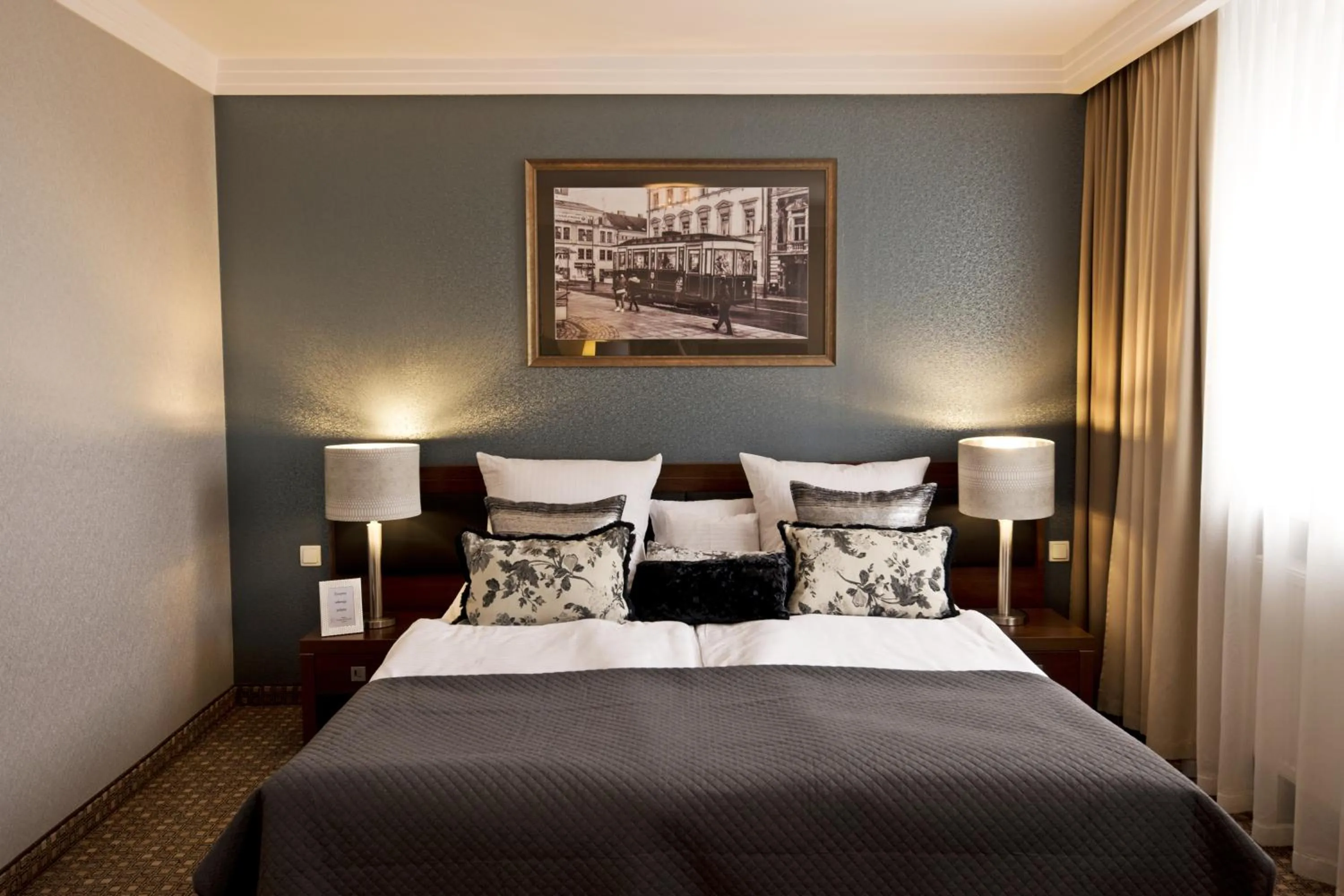 Bed in Hotel Tarnovia