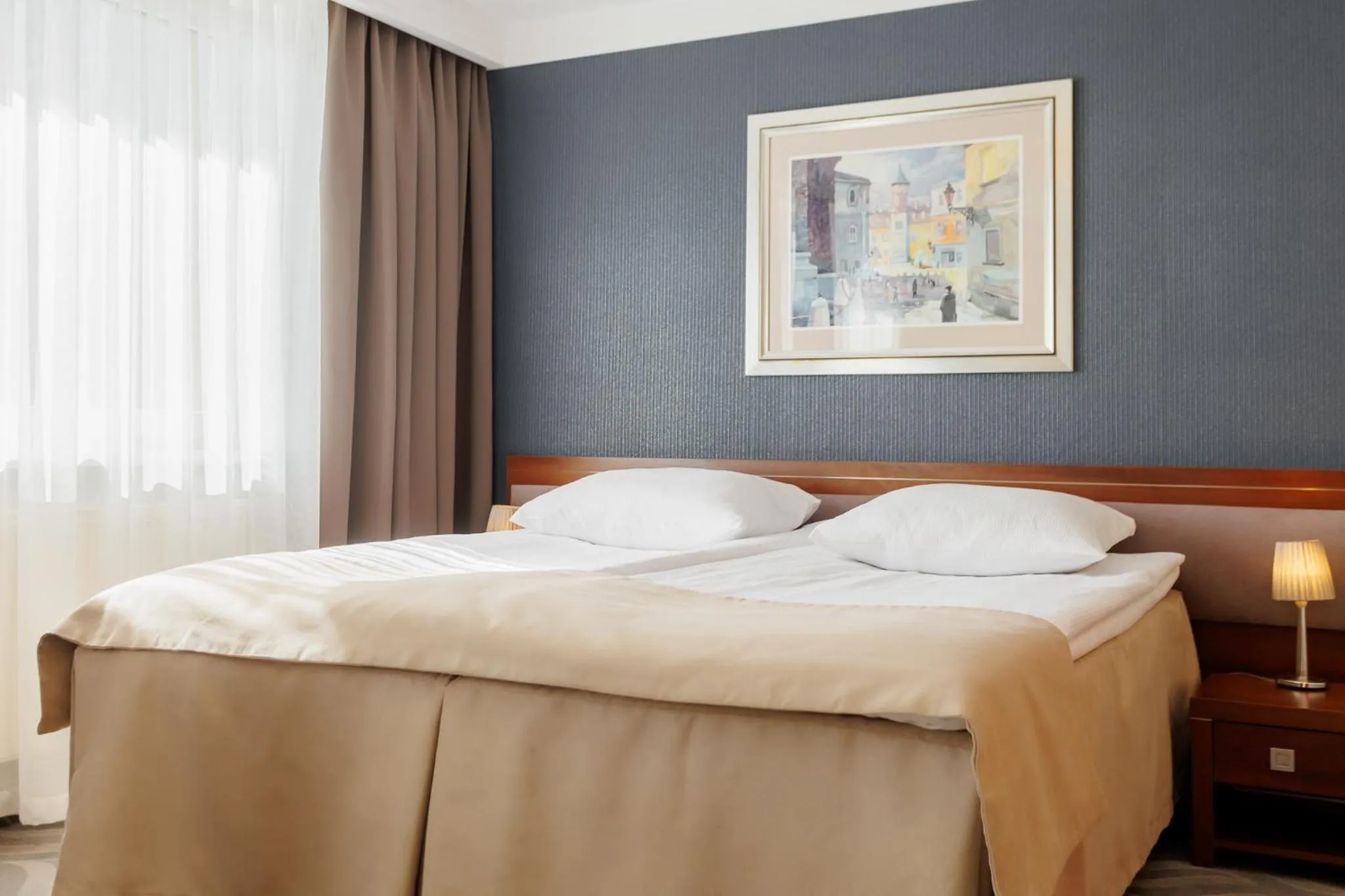 Bed in Hotel Tarnovia