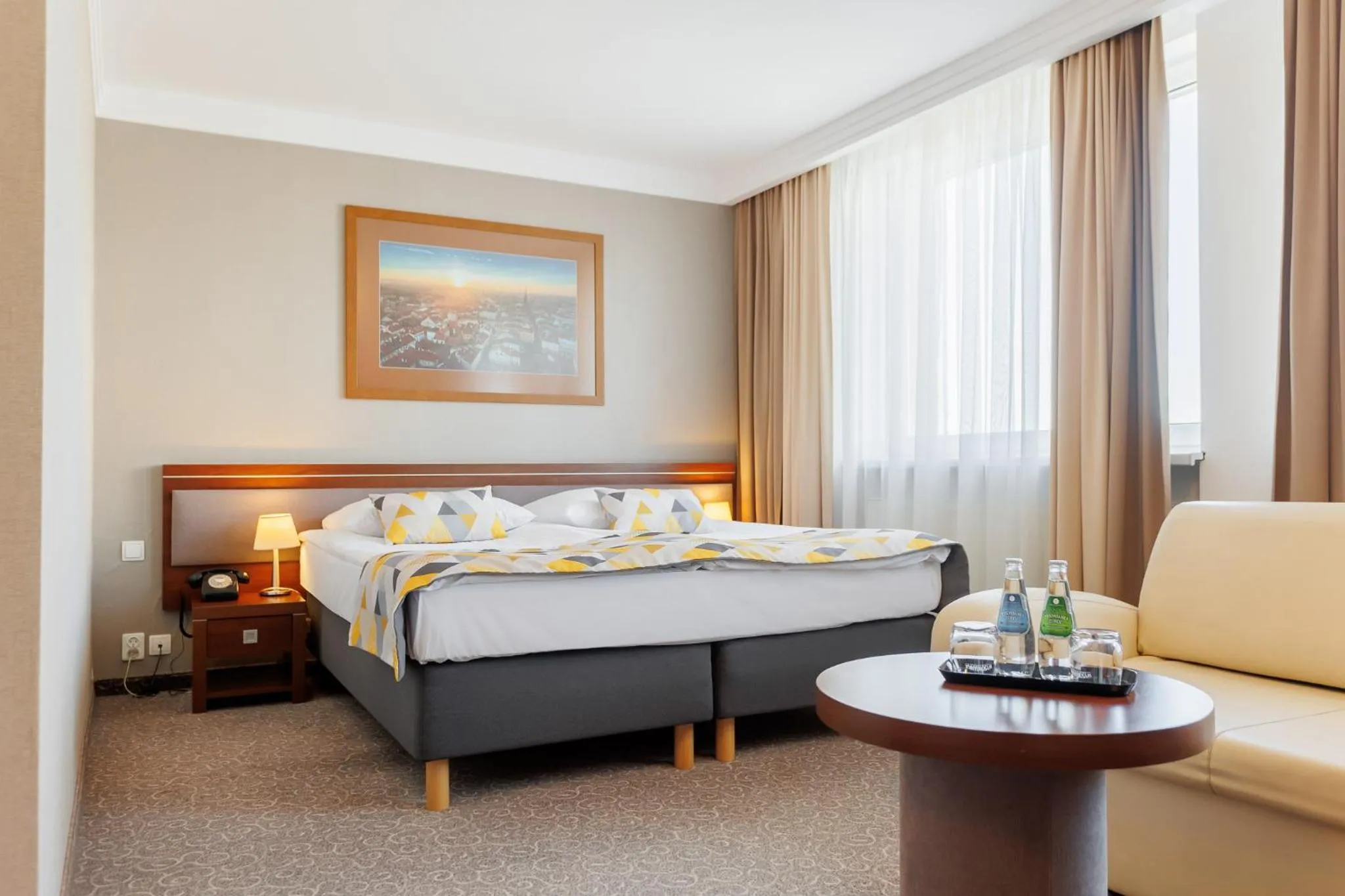 Bed in Hotel Tarnovia