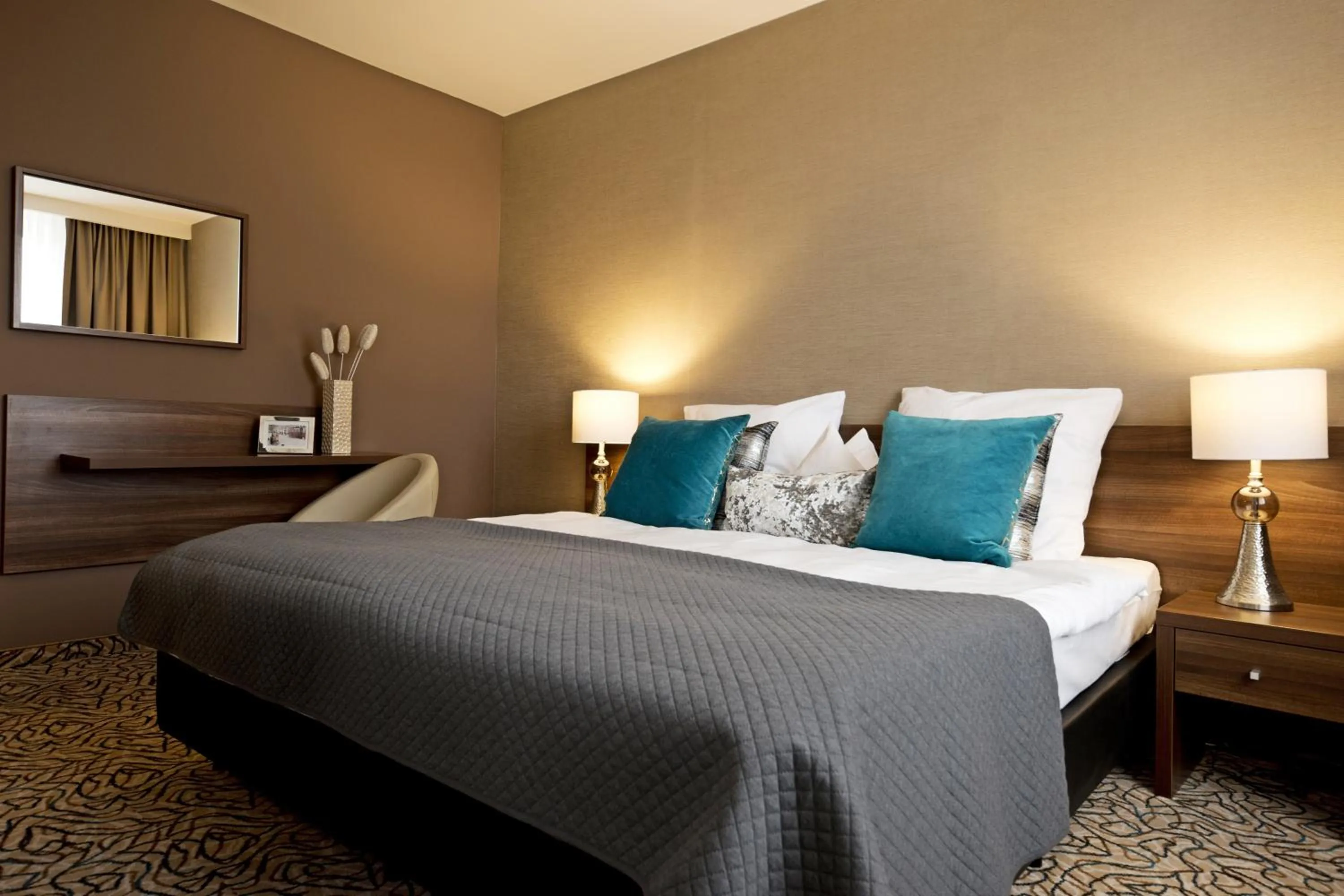 Bed in Hotel Tarnovia