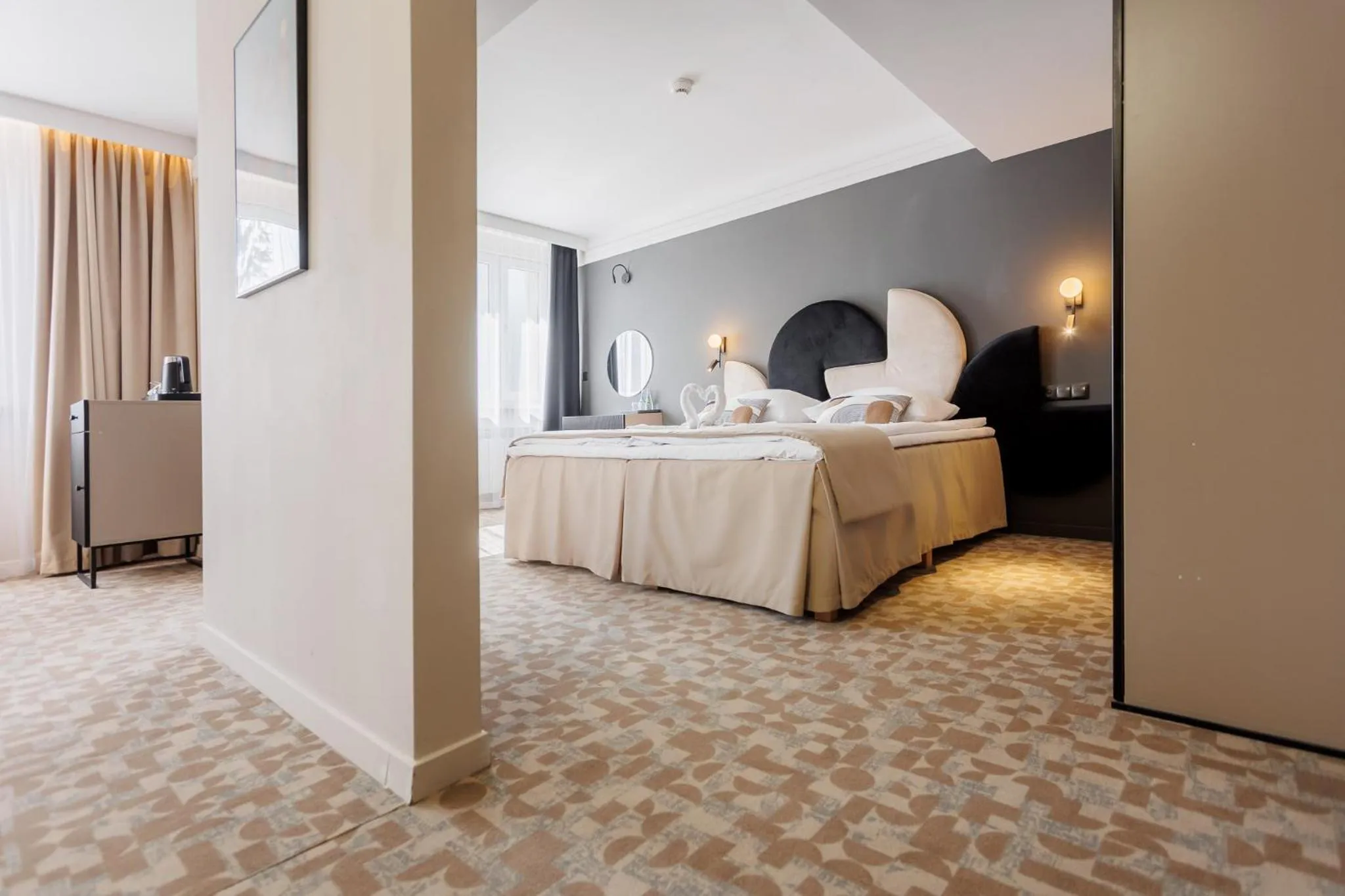 Bed in Hotel Tarnovia