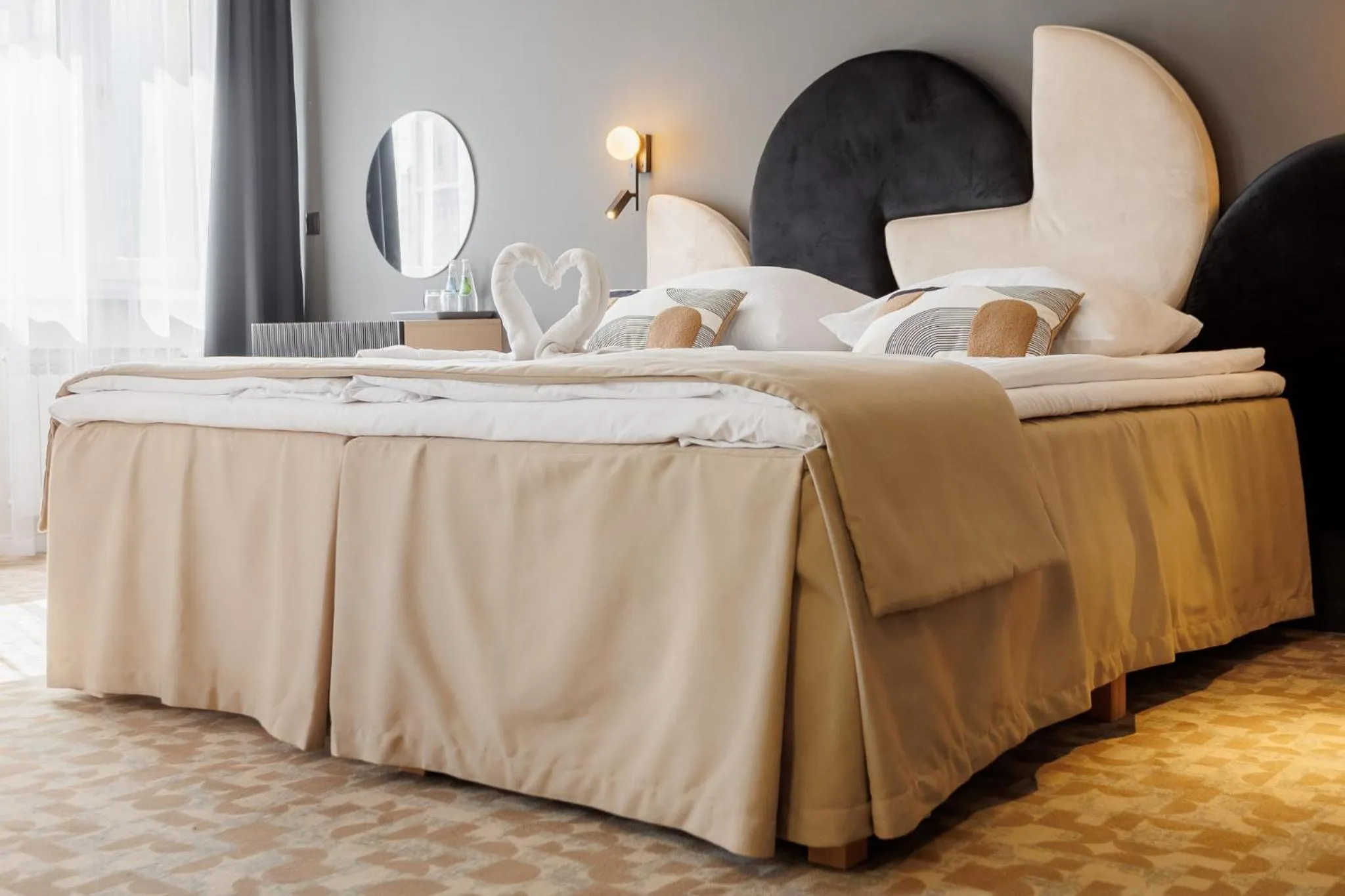 Bed in Hotel Tarnovia