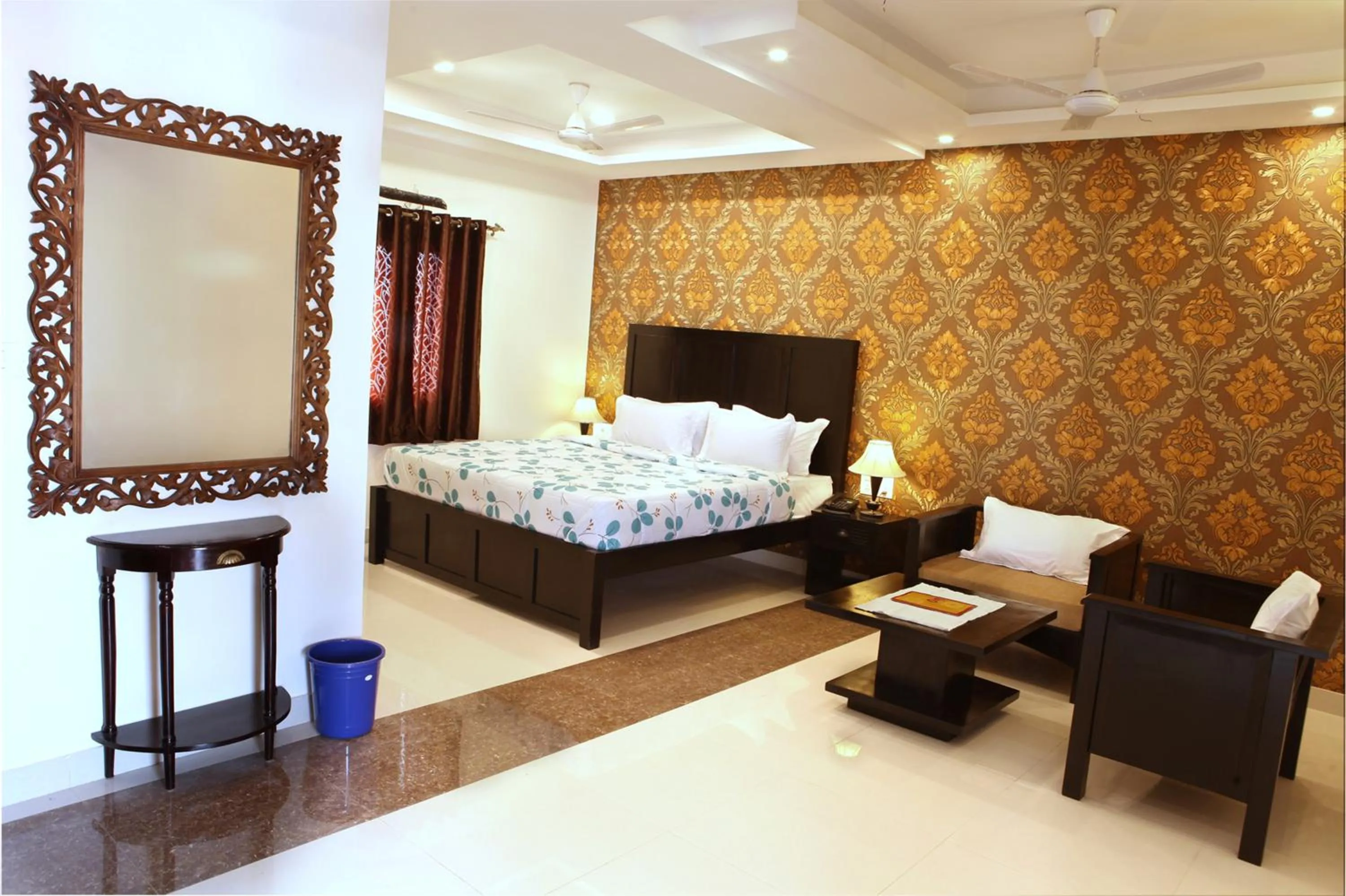 Bedroom, Bed in Om Heritage Haveli