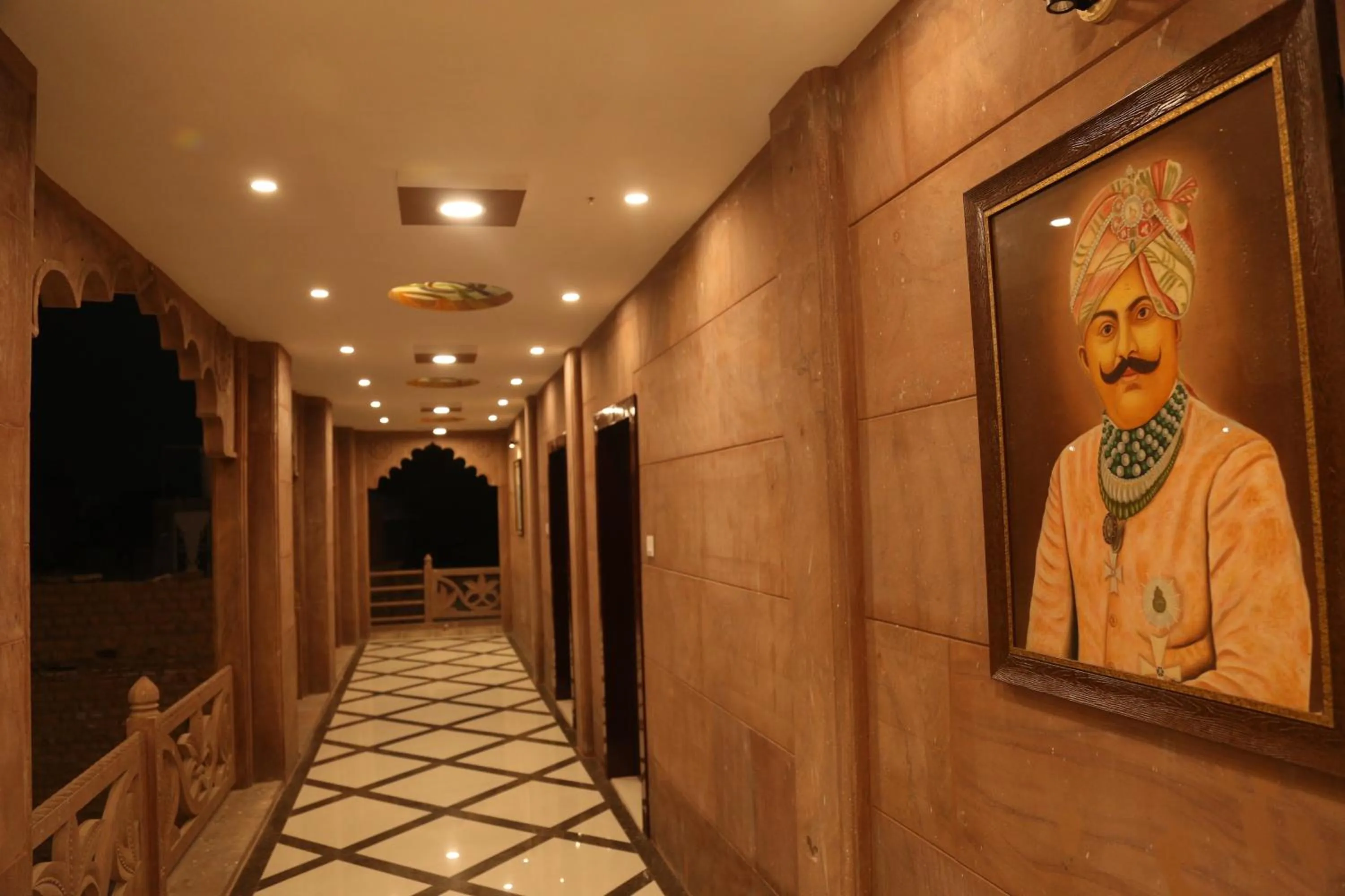 Balcony/Terrace in Om Heritage Haveli