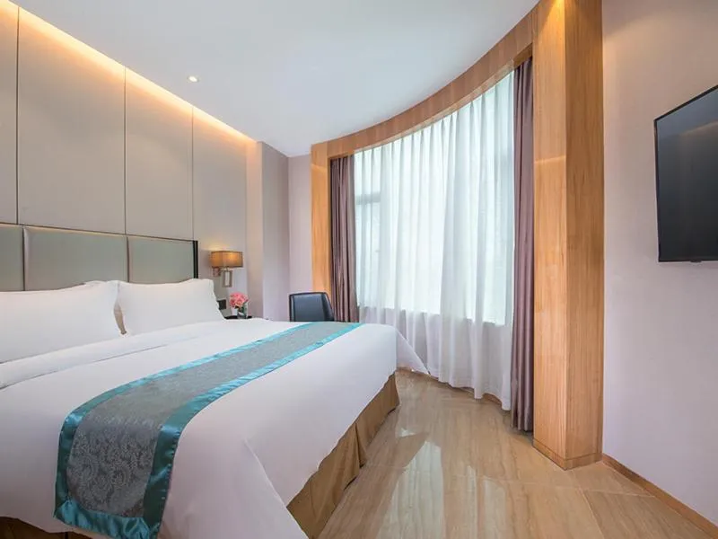 Bed in Vienna International Hotel Foshan The World of Flowers