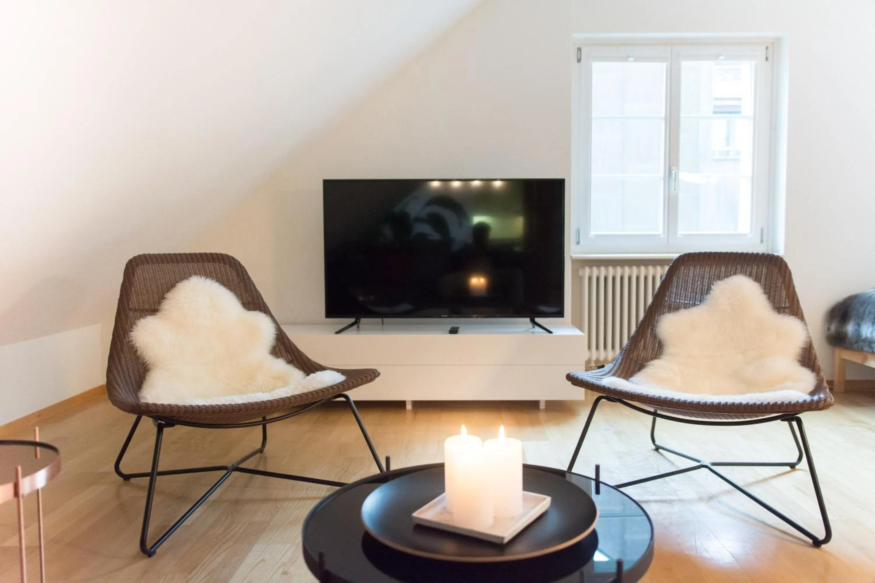 Living room in Airhome Zug Neugasse Stadtzentrum