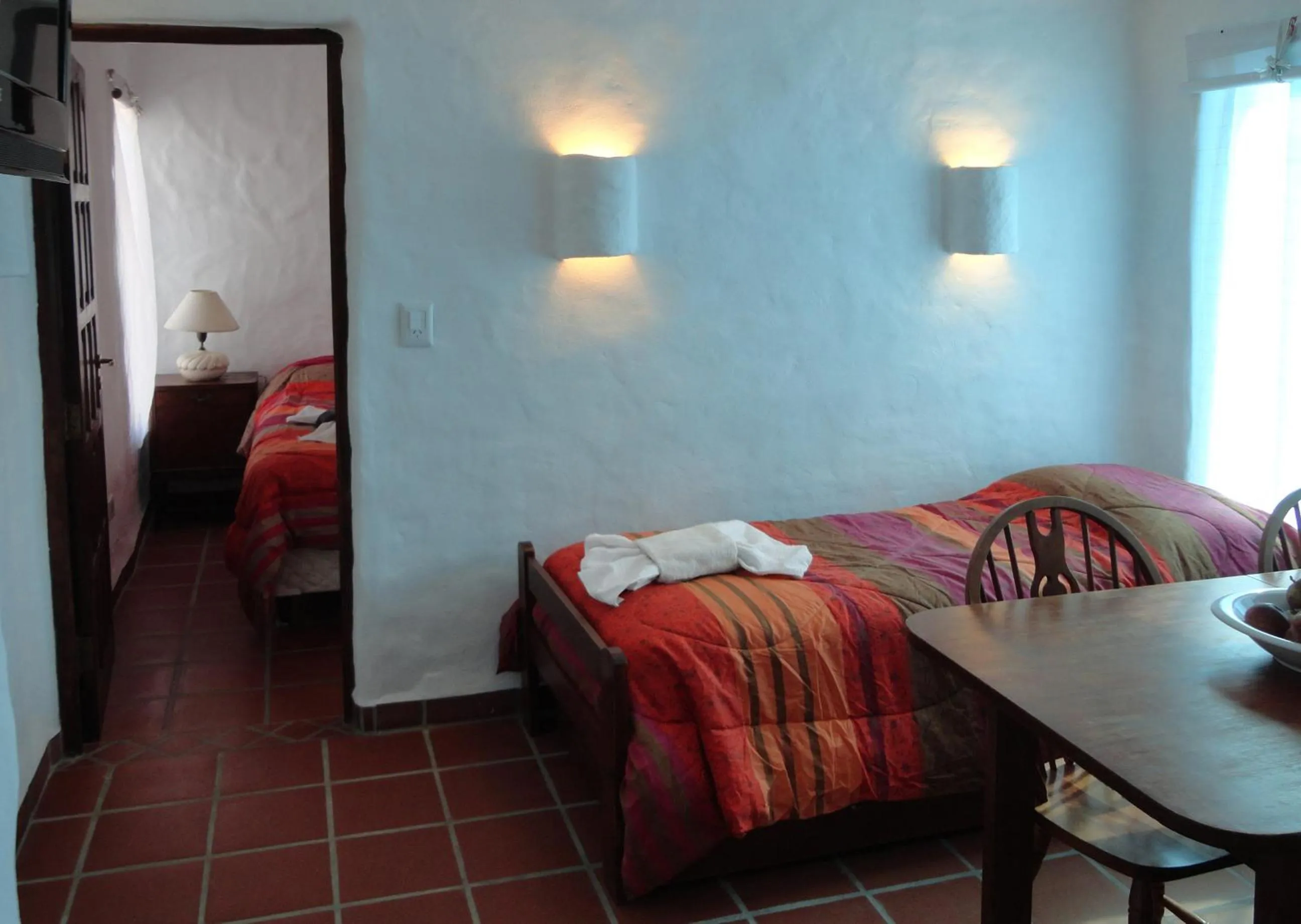 Bed in El Faro de Carpier - ApartHotel & Restaurante Bar Cafetería