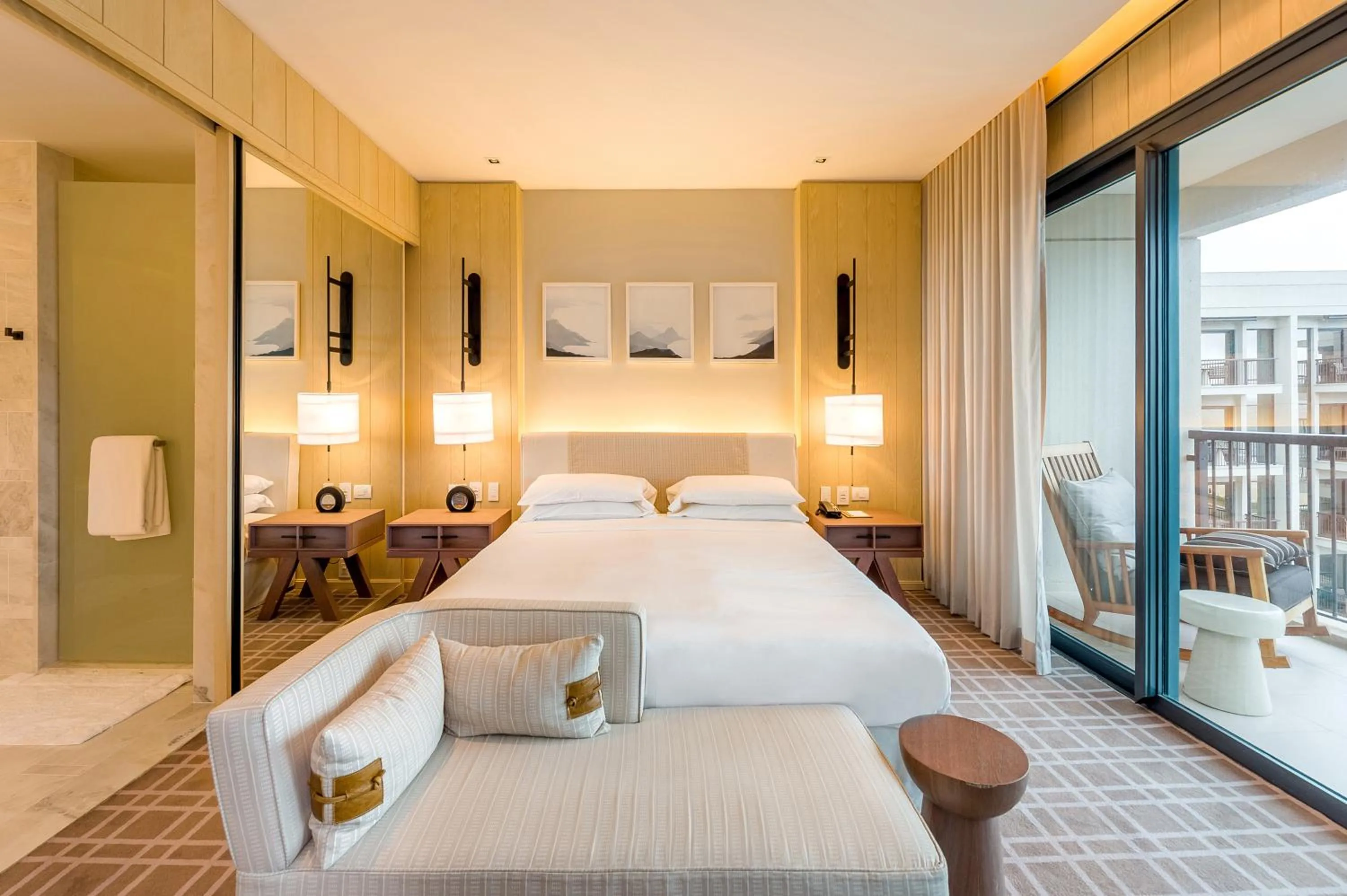 Bed in Grand Hyatt Rio de Janeiro