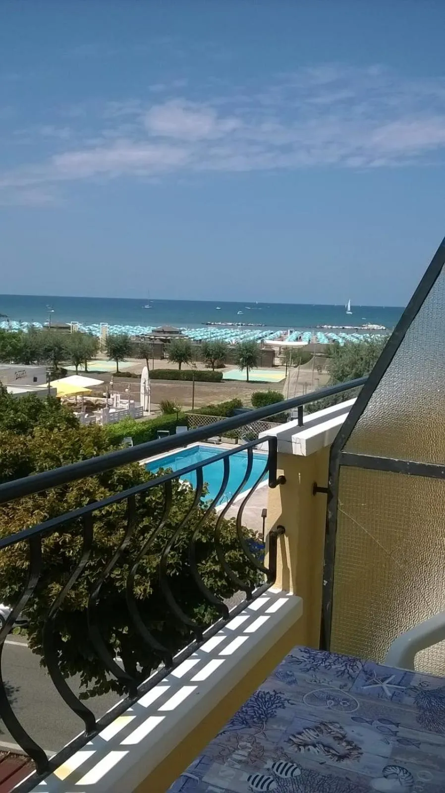 Pool view in Residence Record