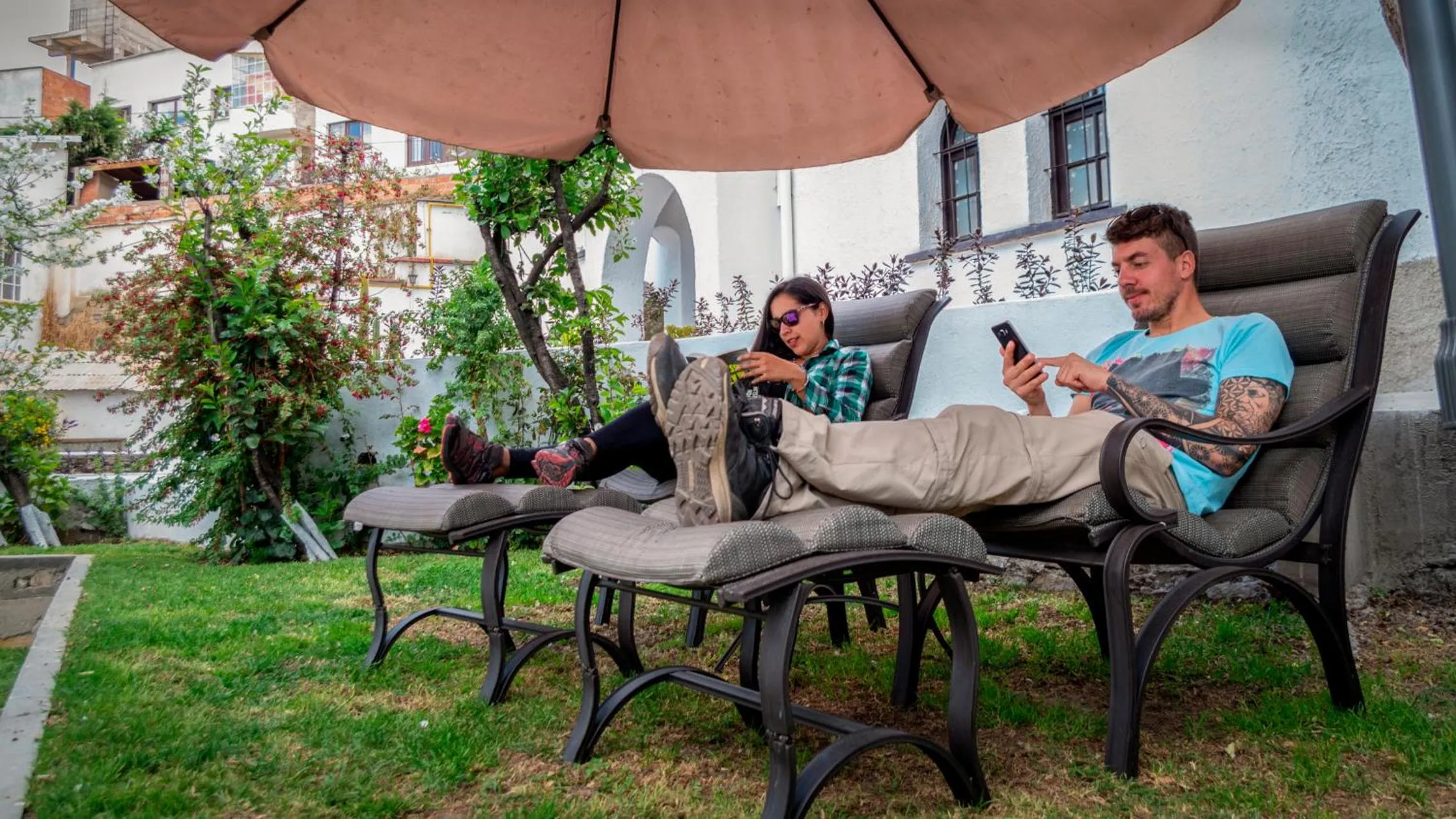 Patio in El Museo Hotel Boutique