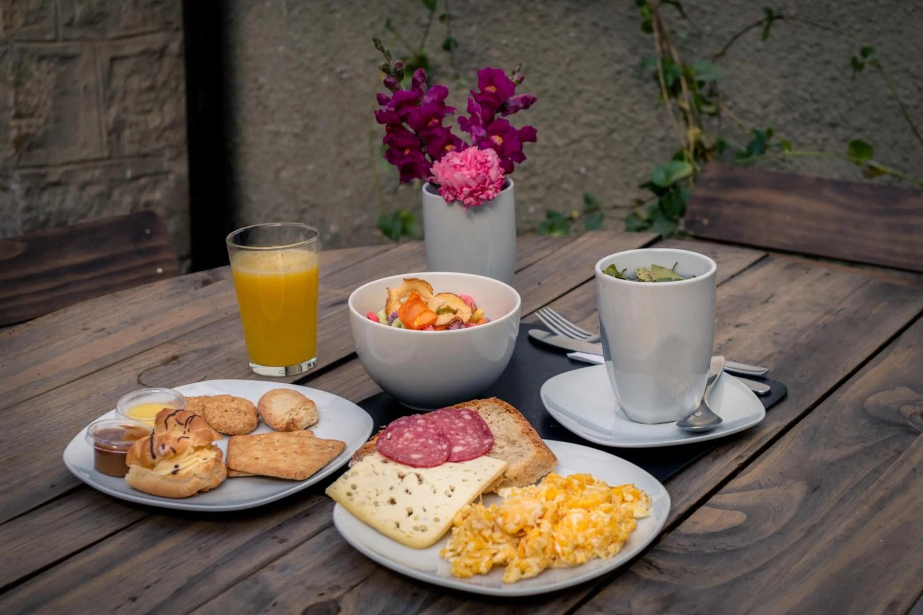 Buffet breakfast in El Museo Hotel Boutique