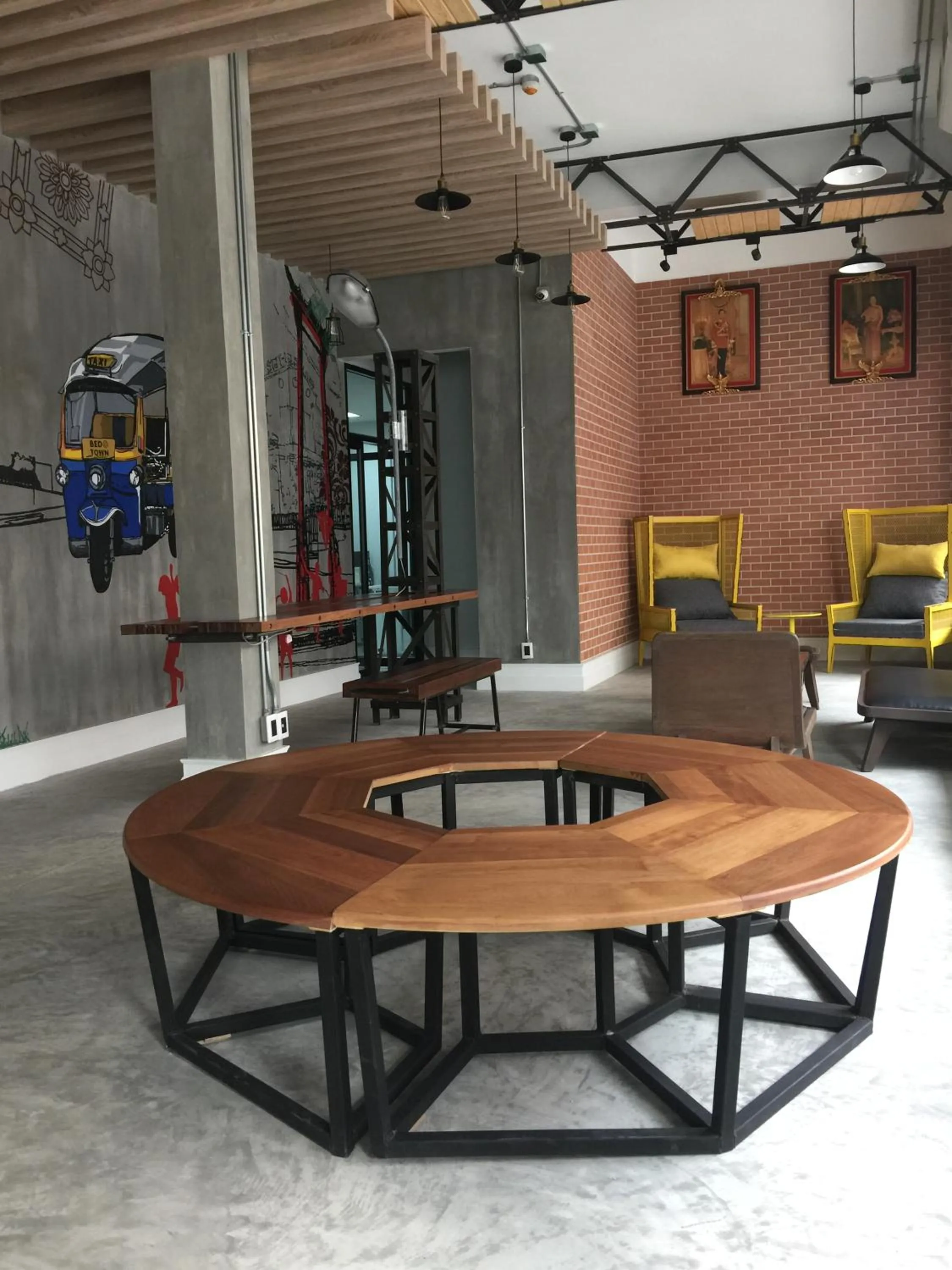 Lobby or reception in Bed@Town Hostel