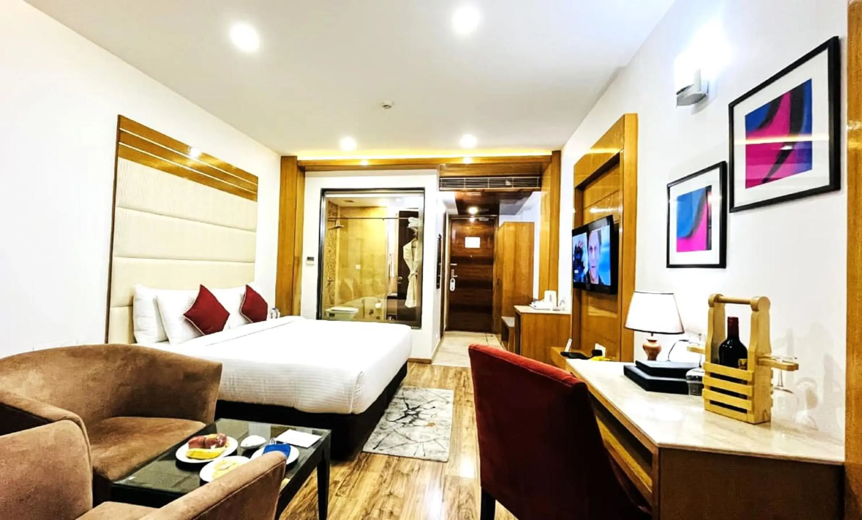 Deluxe Double Room with Balcony in JK Clarks Exotica - Centrally Located with Stunning Valley View Deluxe Double Room with Balcony in JK Clarks Exotica - Centrally Located with Stunning Valley View