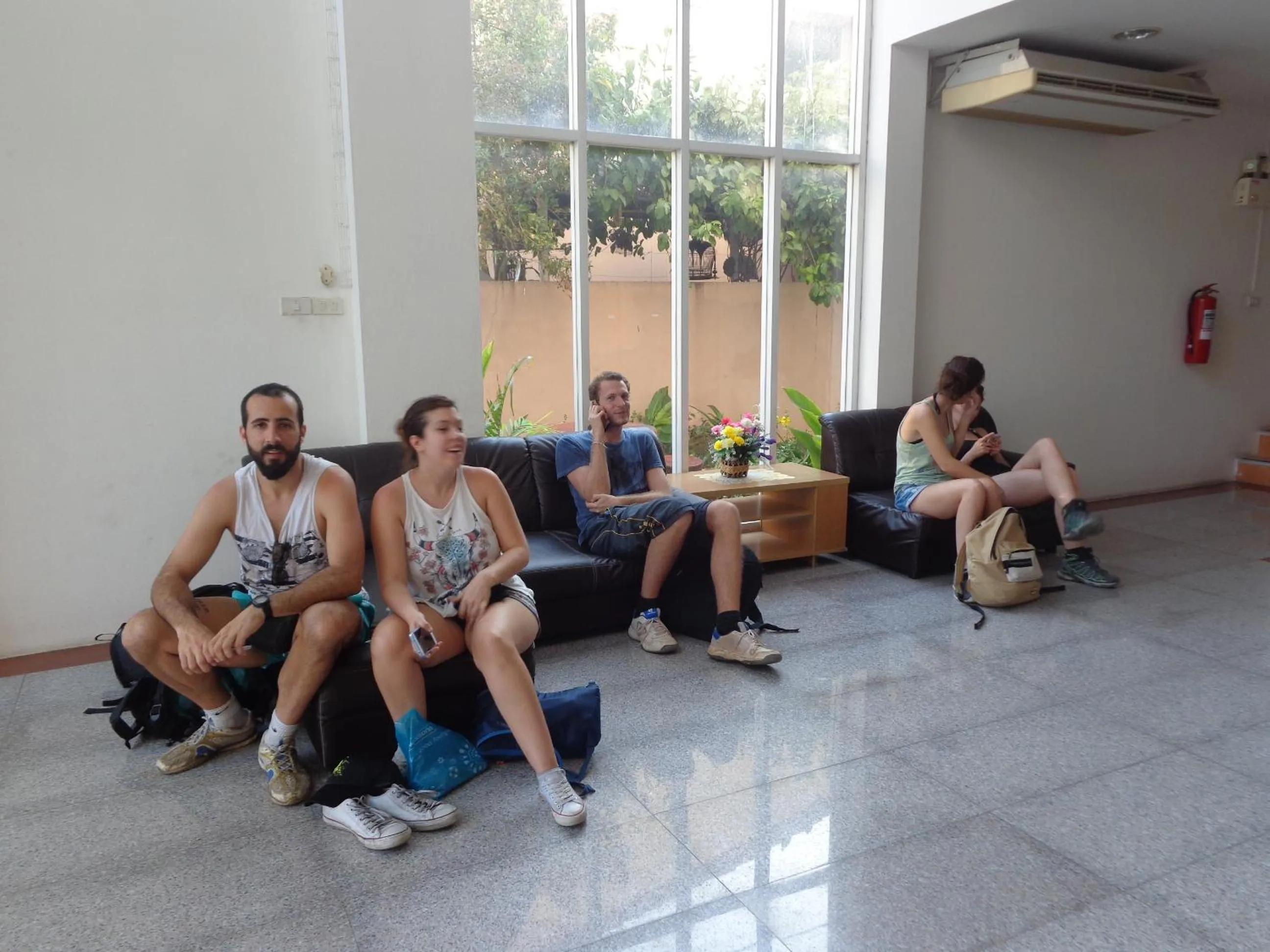 group of guests in A&S Residence Kanchanaburi