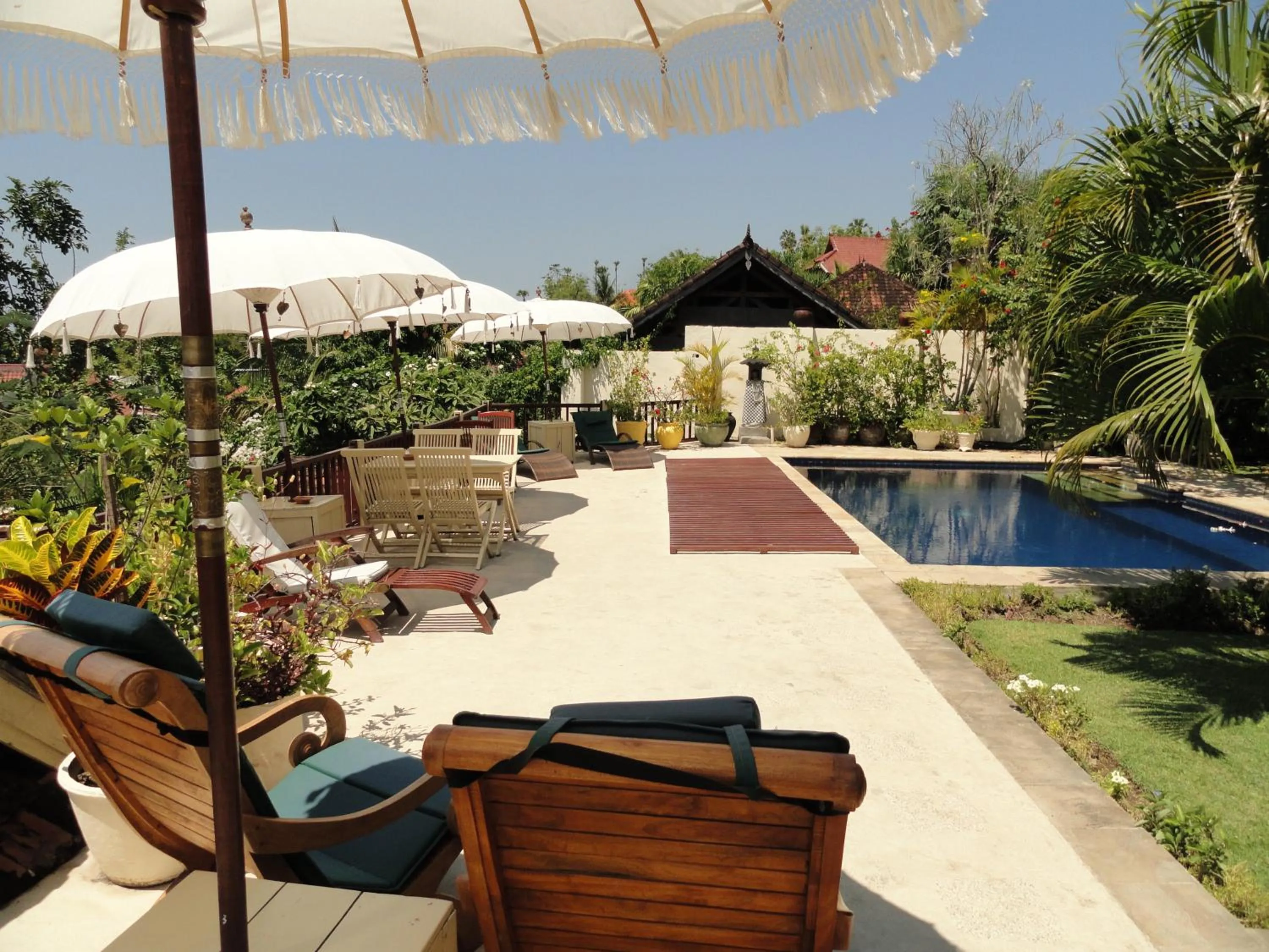 Swimming pool in Jukung Dive Resort Bali AMED