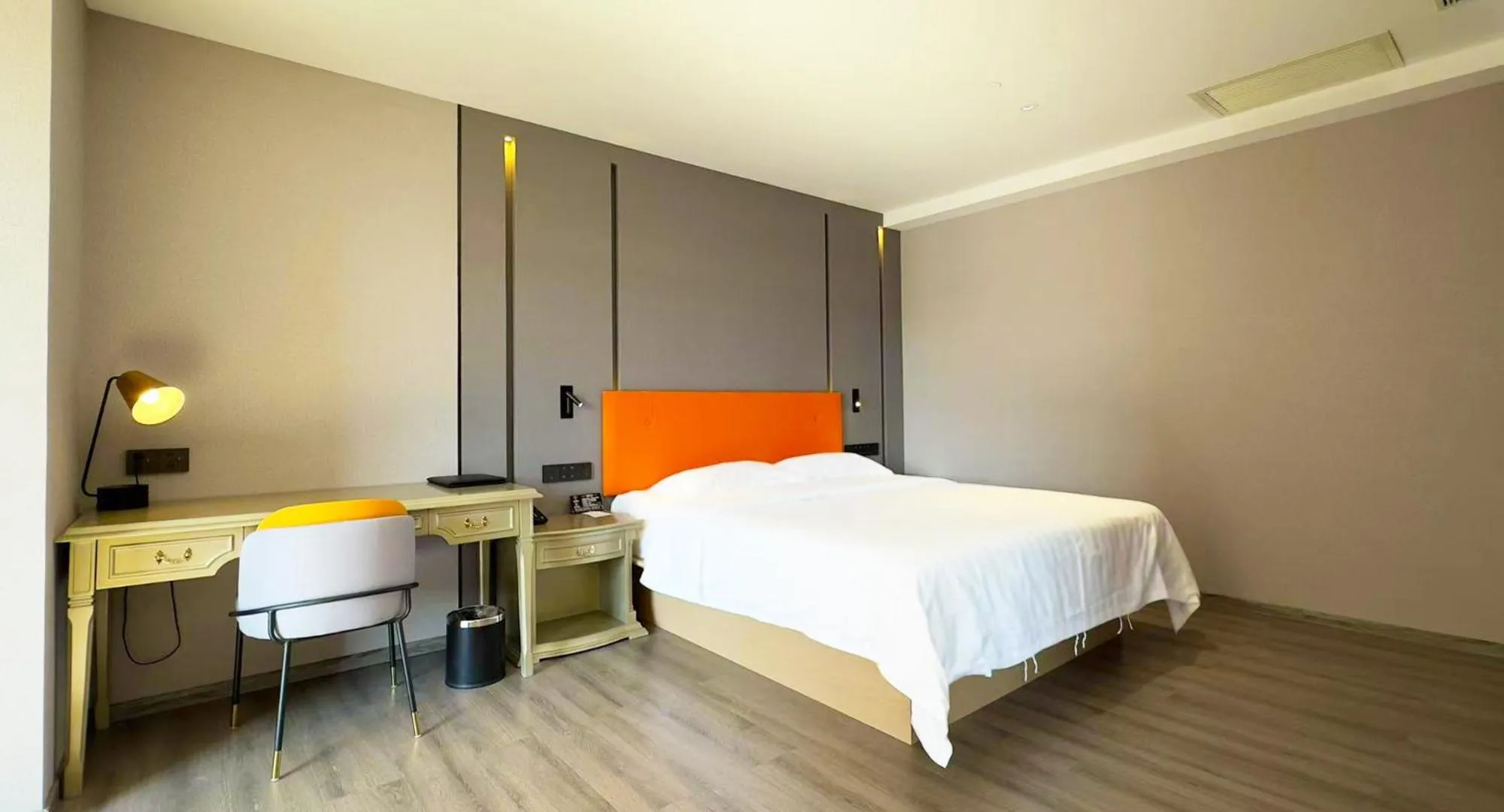 Bed in National Jade Hotel