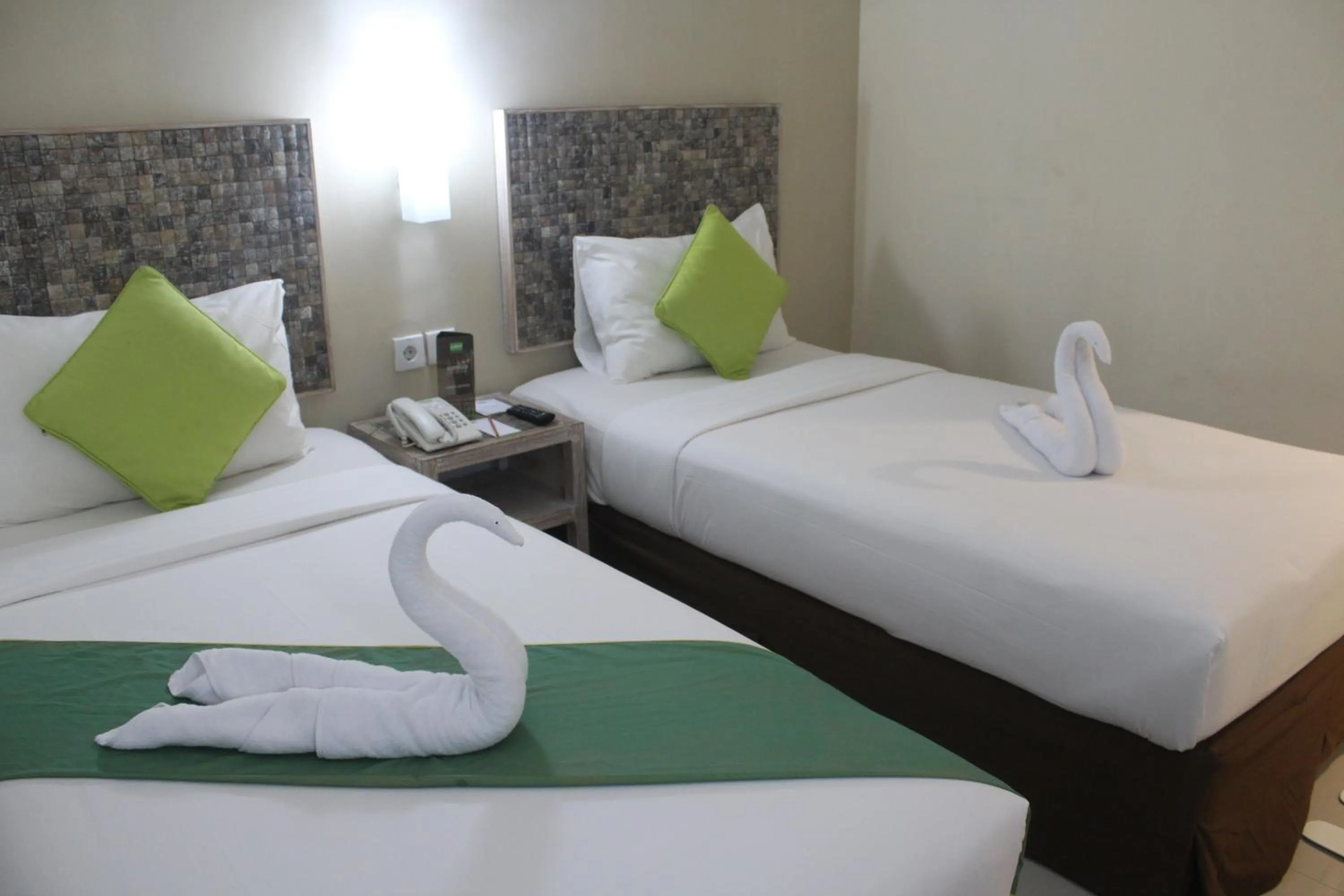 Bed in Greenotel Cilegon