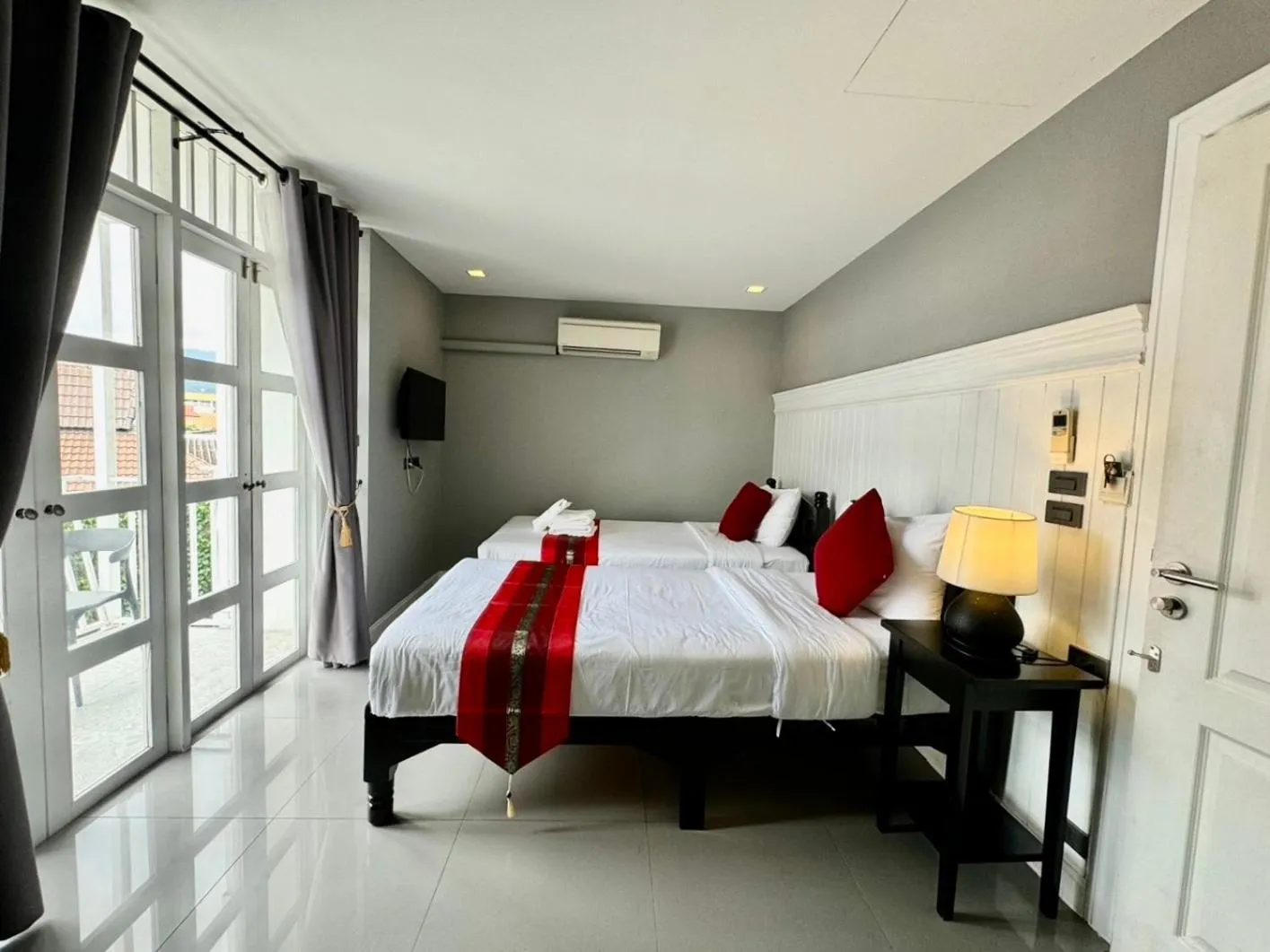 Deluxe Twin Room with Balcony in WUA LAI Boutique Hotel Chiang Mai