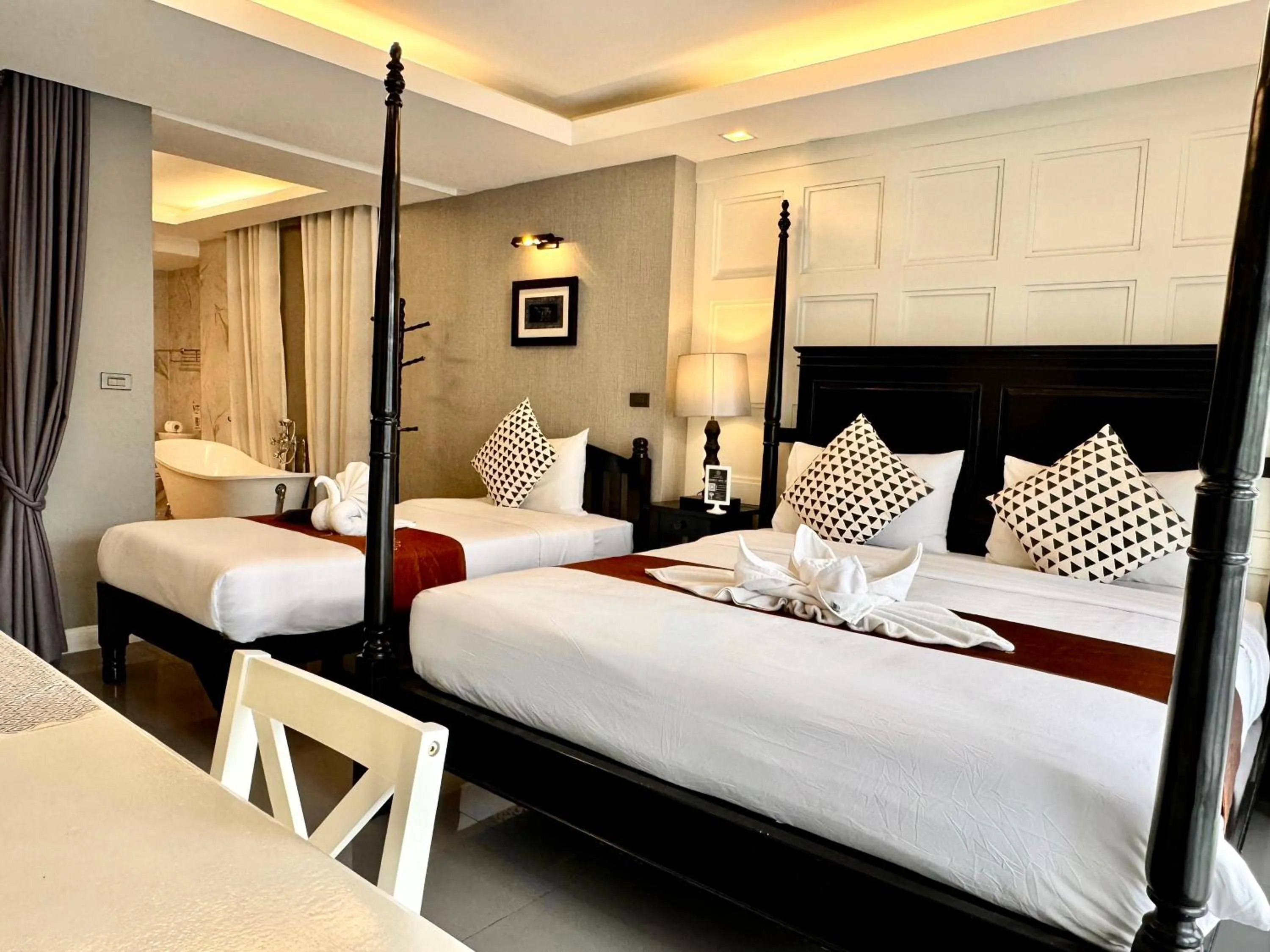 Living room, Bed in WUA LAI Boutique Hotel Chiang Mai