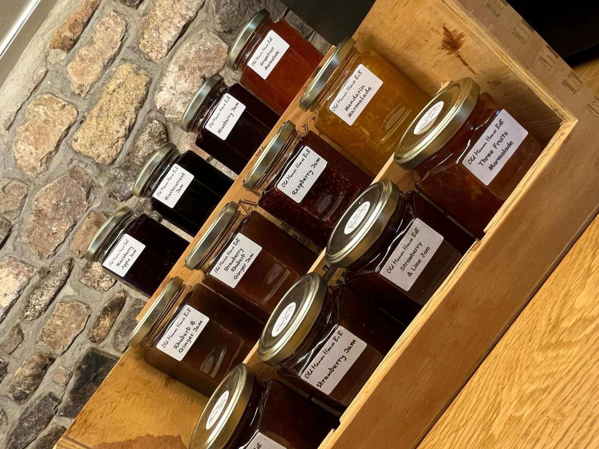 Continental breakfast in Old Manor House