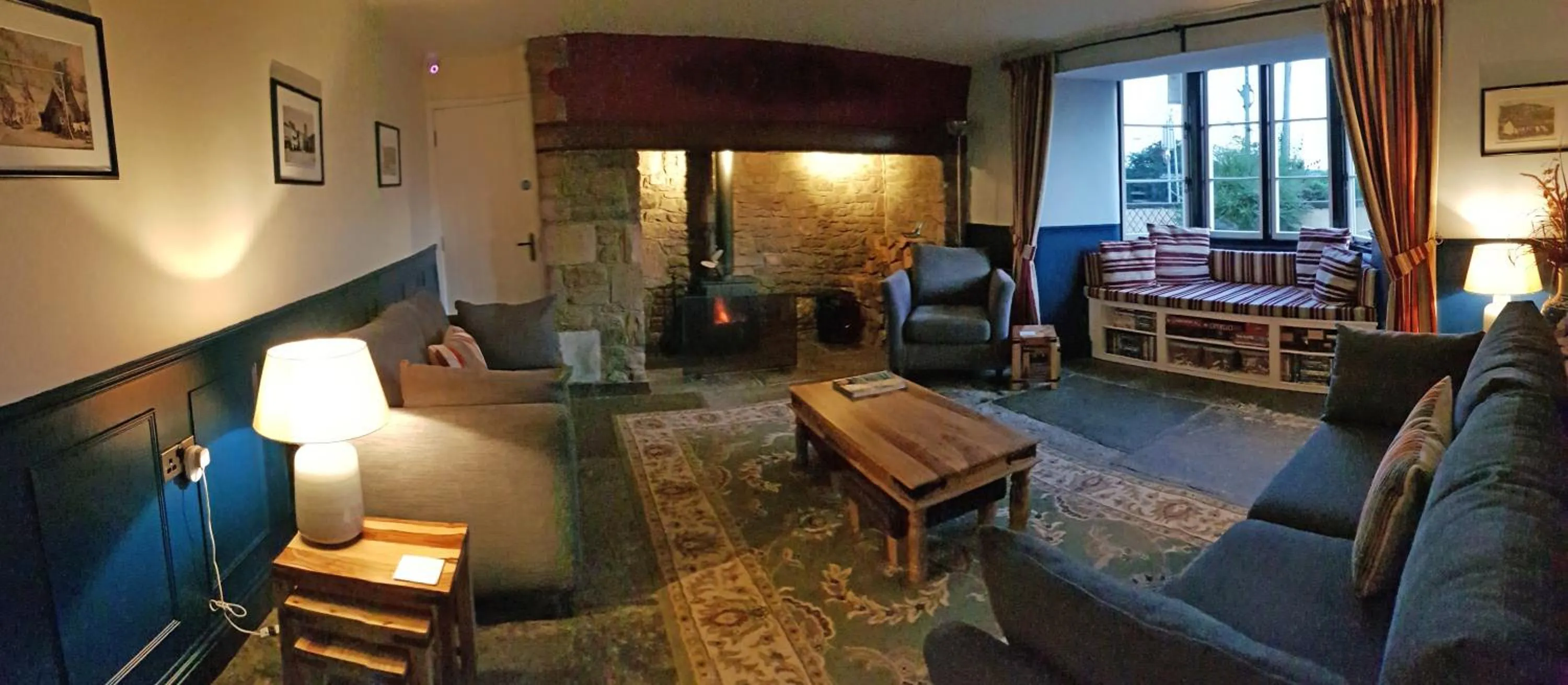 Communal lounge/ TV room in Old Manor House
