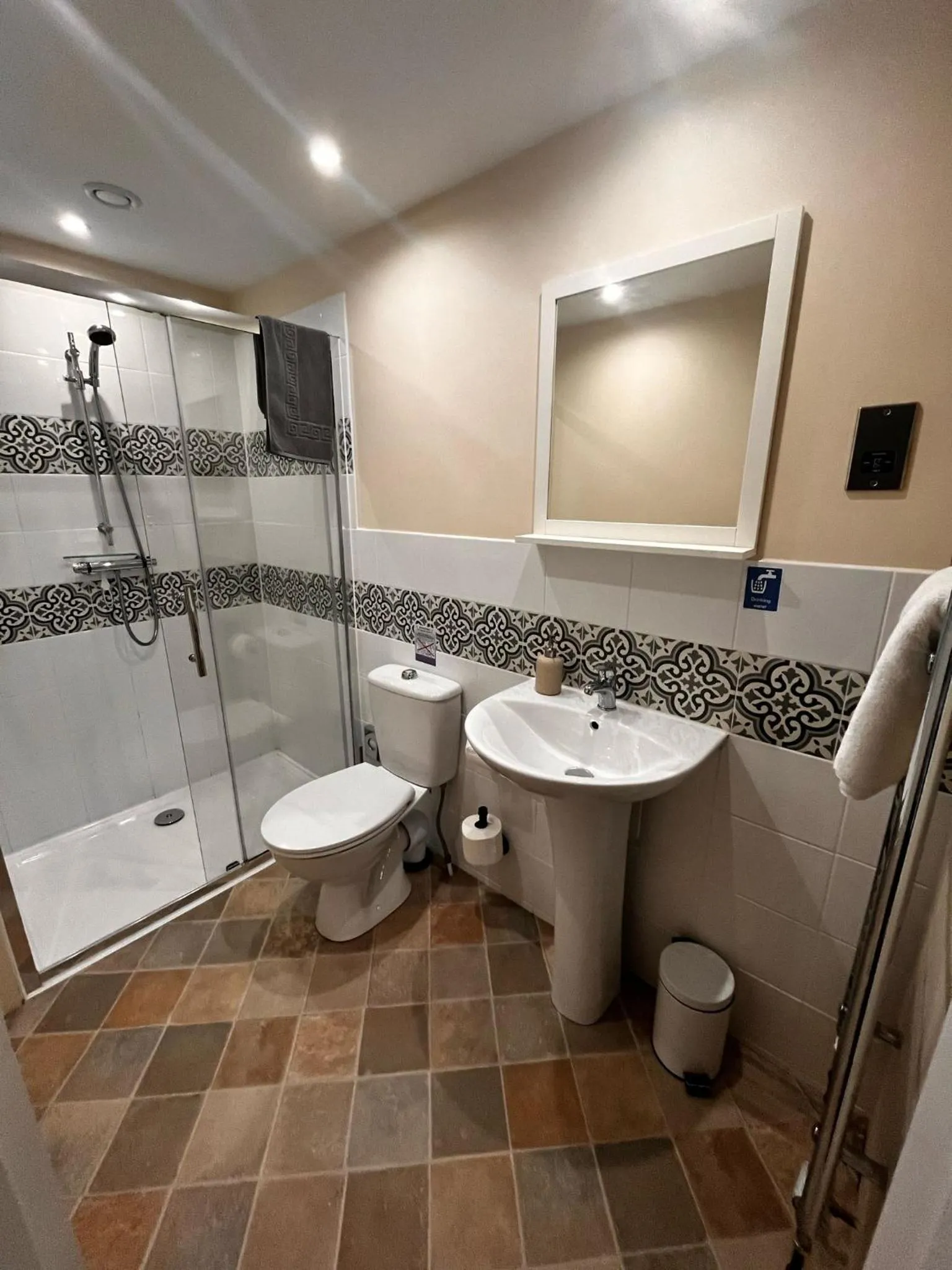 Shower in Old Manor House